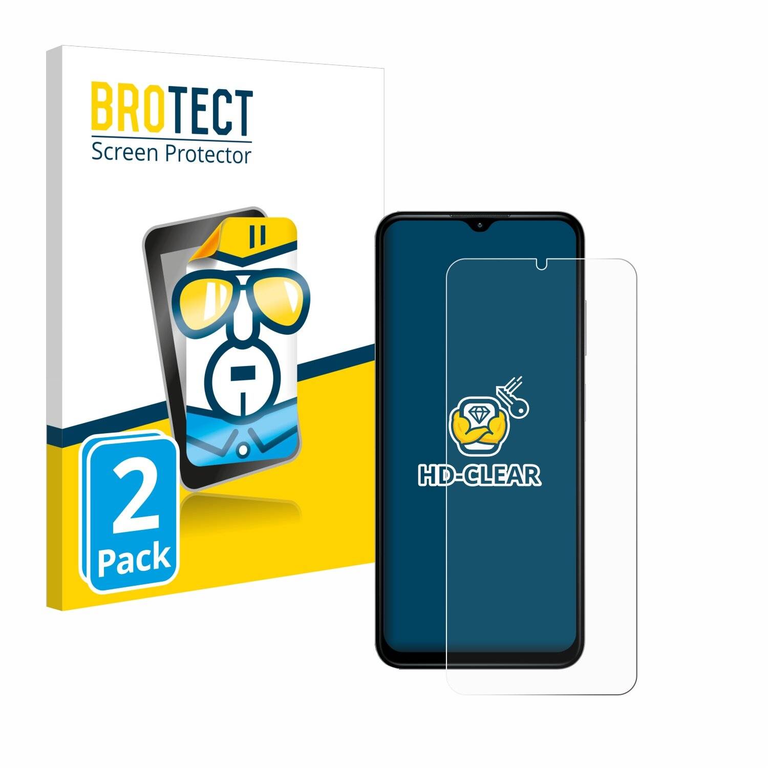 2x BROTECT Displayschutz-Folie für Nokia G42