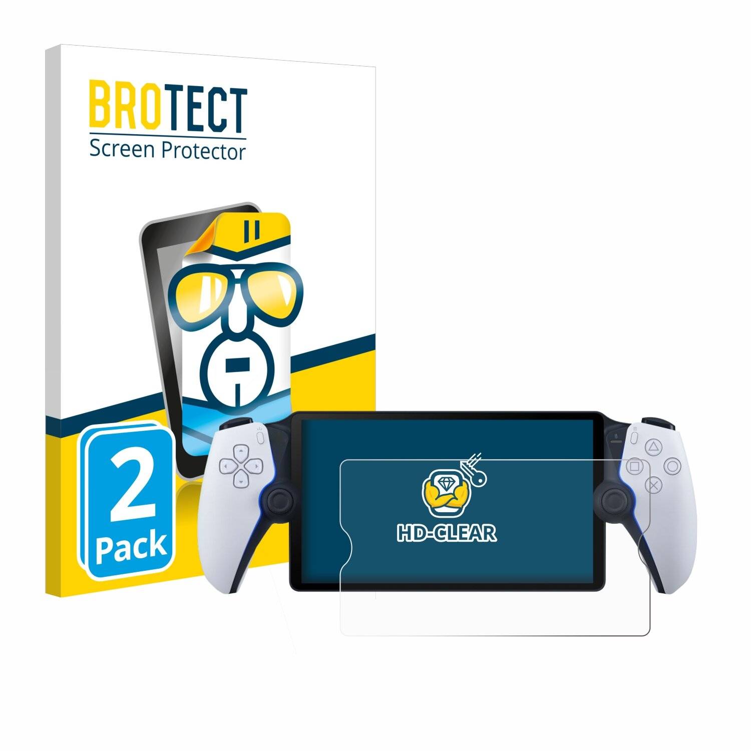 2x BROTECT Displayschutz-Folie für Sony Playstation