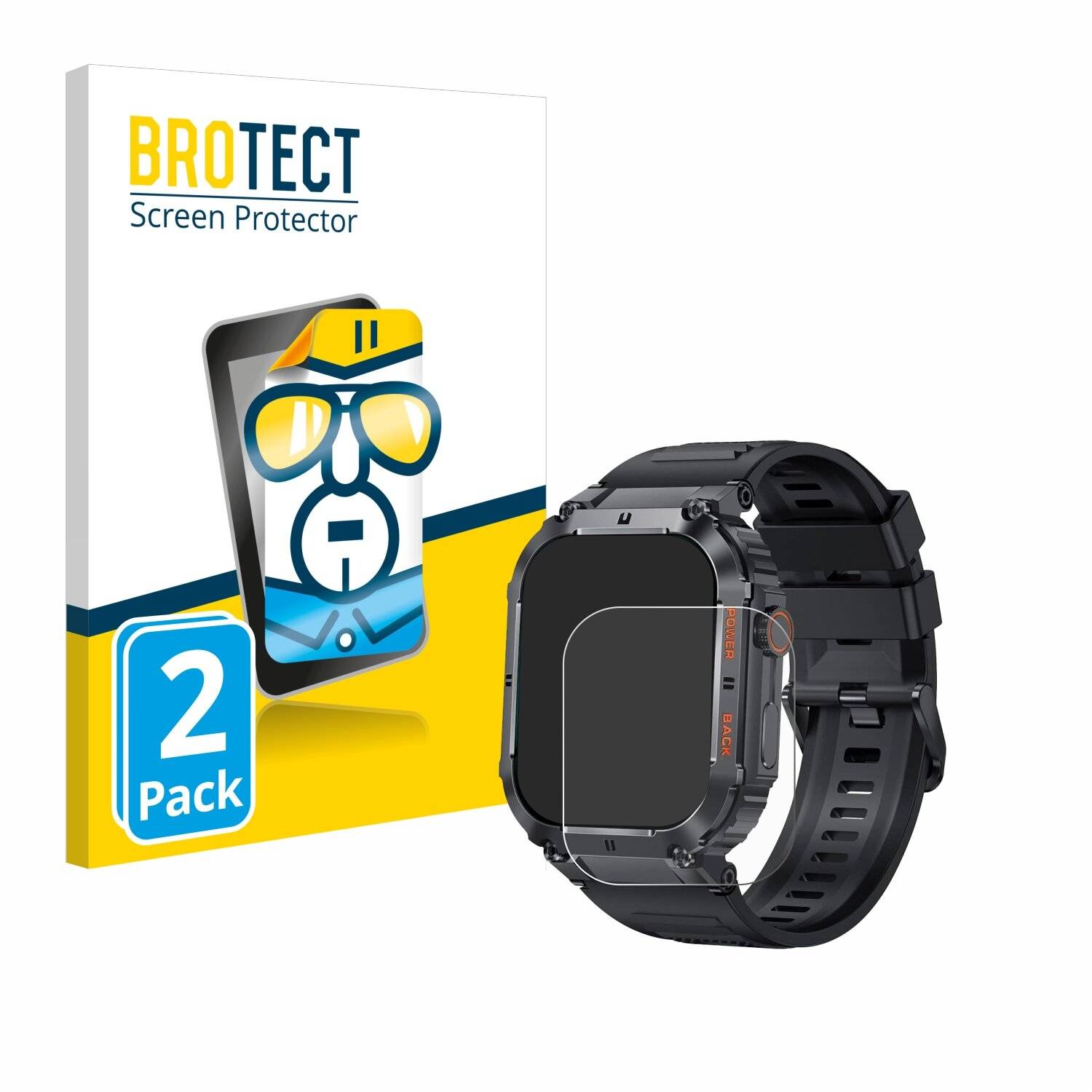 2x BROTECT Displayschutz-Folie für GaWear K57PRO