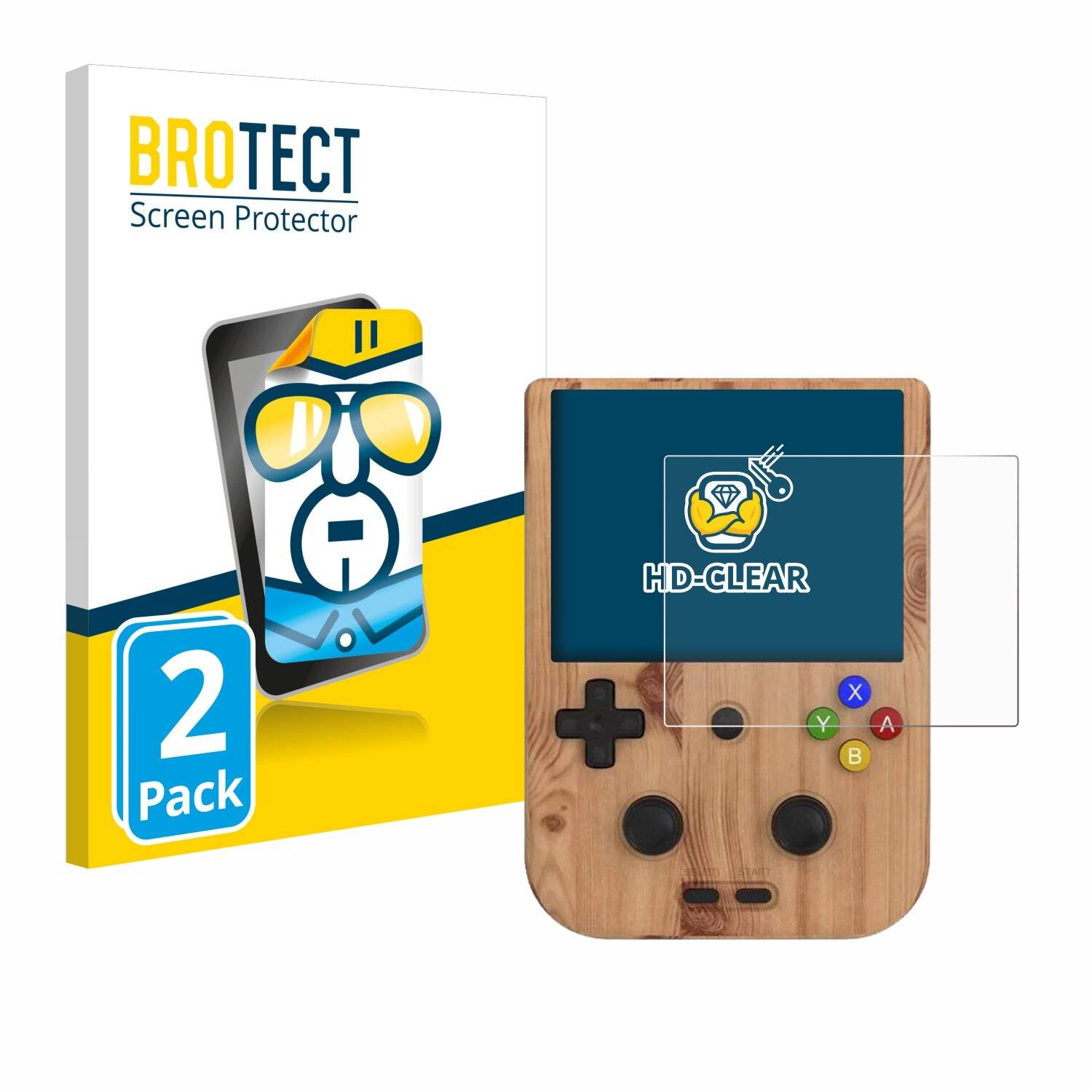 2x BROTECT Displayschutz-Folie für Anbernic
