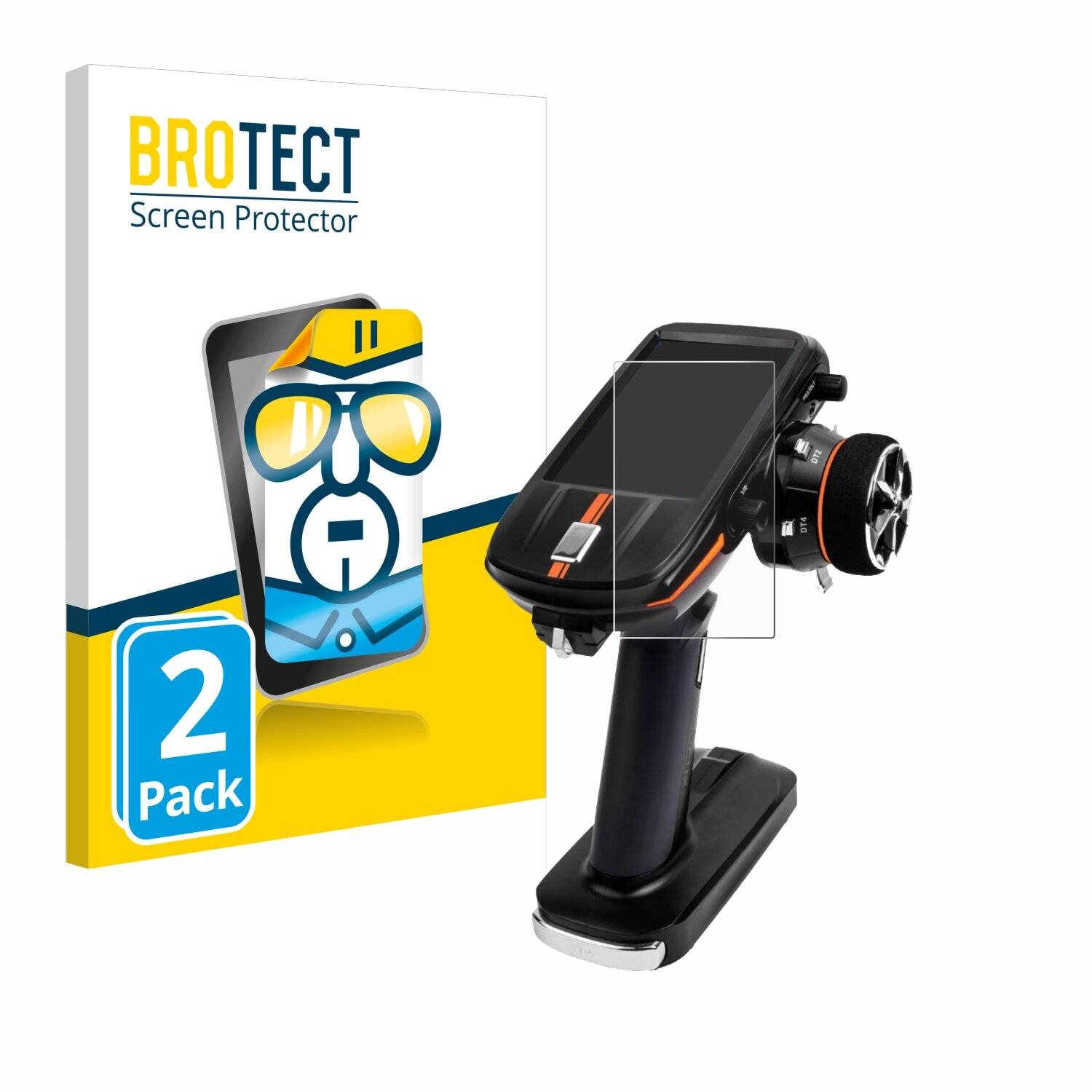 2x BROTECT Displayschutz-Folie für RadioLink