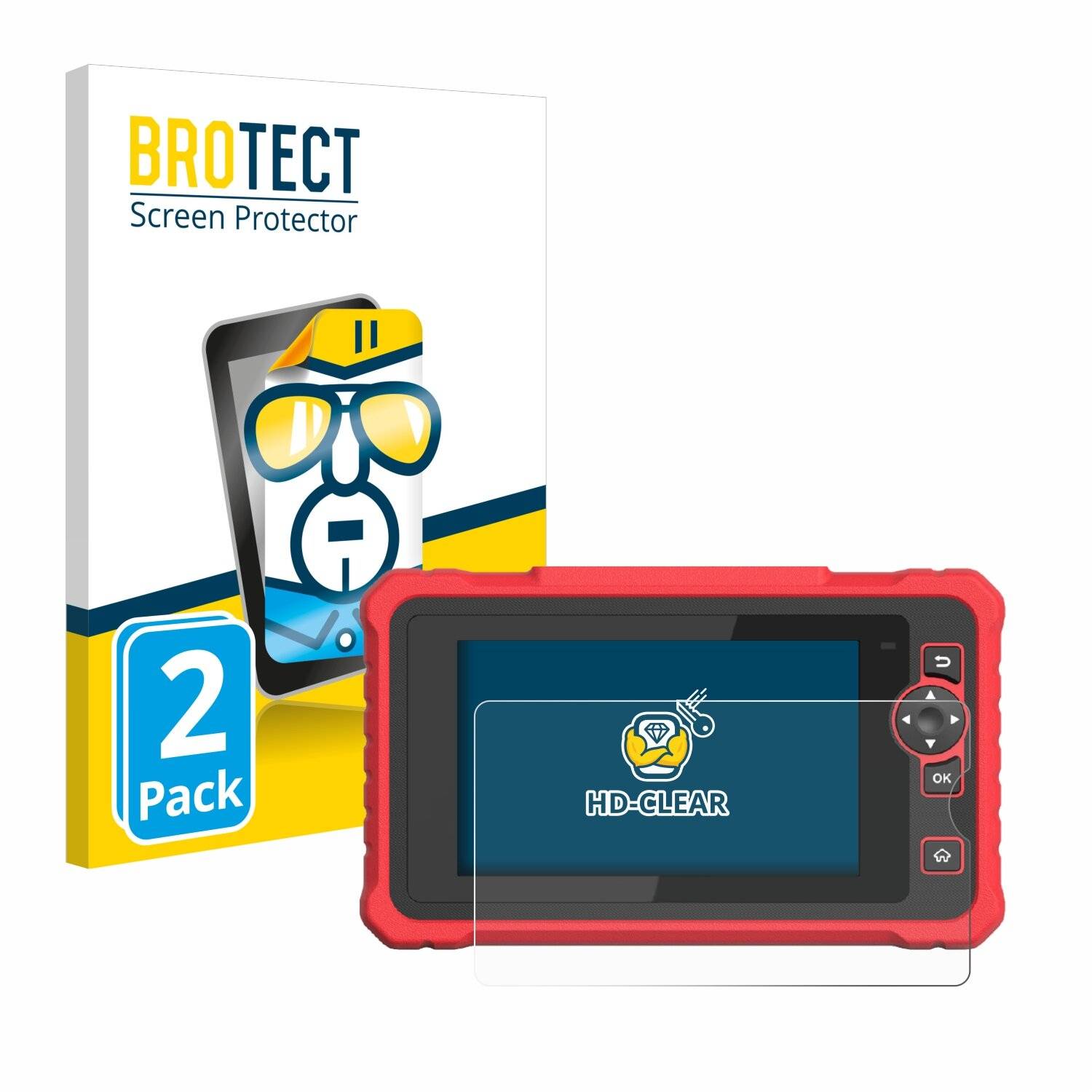 2x BROTECT Displayschutz-Folie für Launch CRP