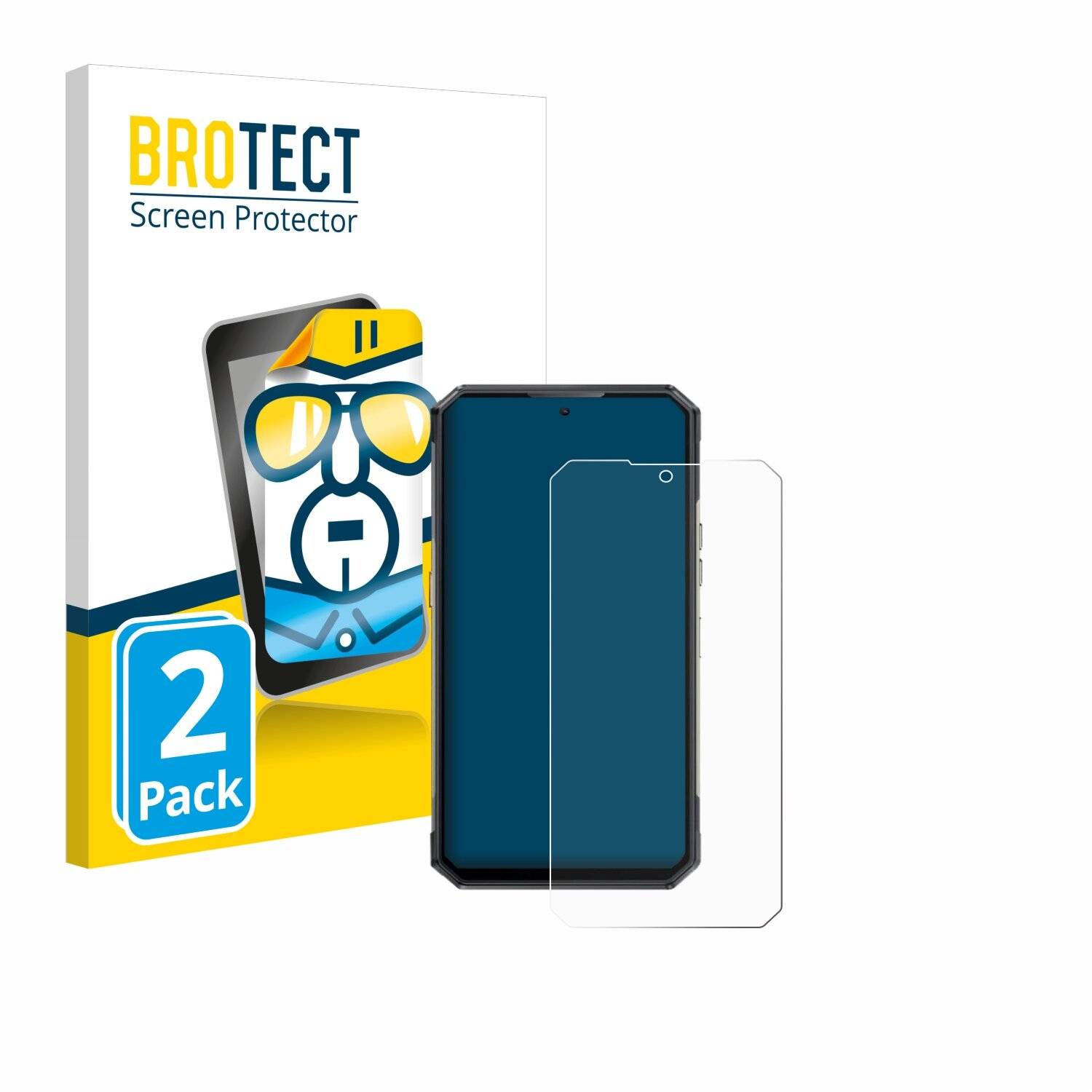 2x BROTECT Displayschutz-Folie für Oukitel WP30