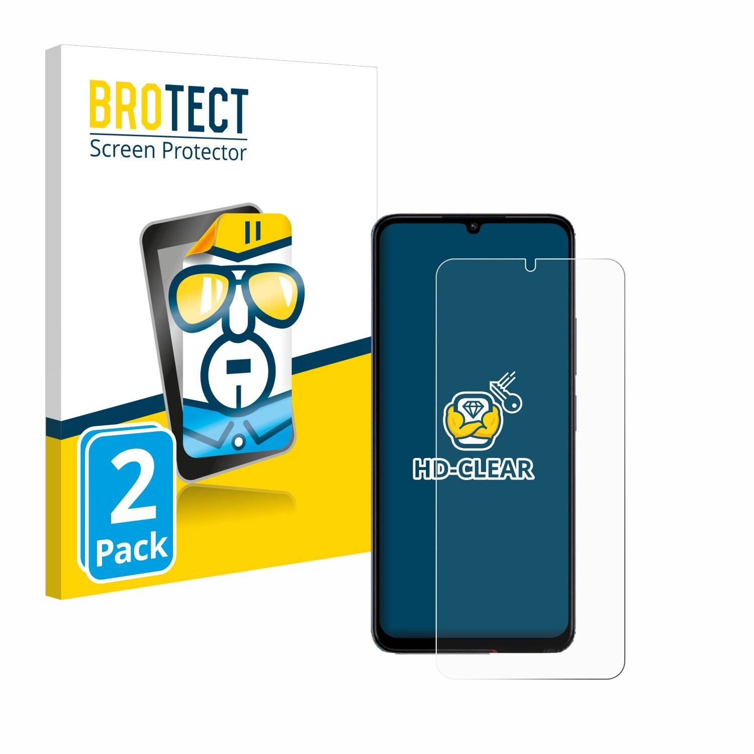 2x BROTECT Displayschutz-Folie für Xiaomi Poco