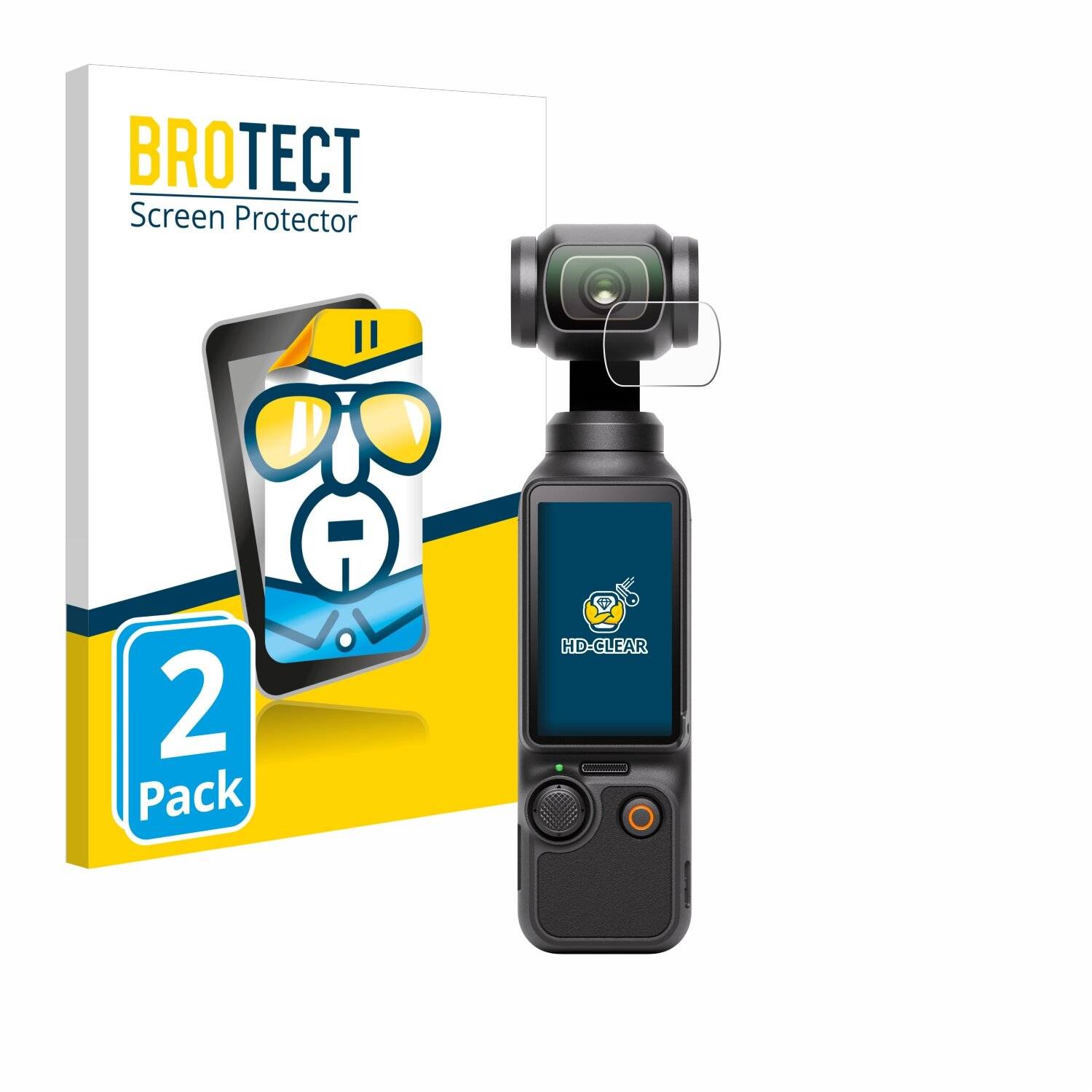 2x BROTECT Displayschutz-Folie für DJI Osmo Pocket 3