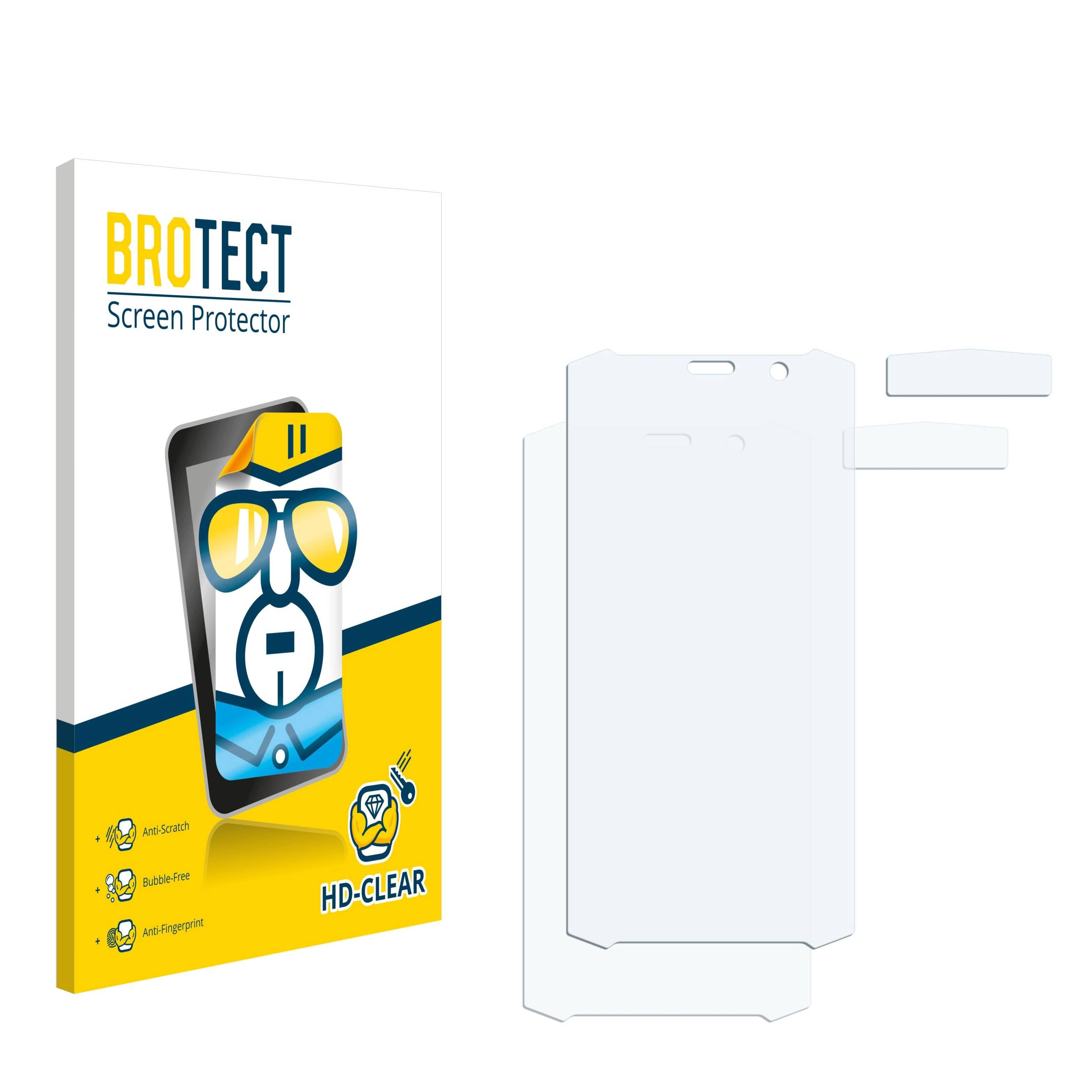 2x BROTECT Displayschutz-Folie für RugGear RG540