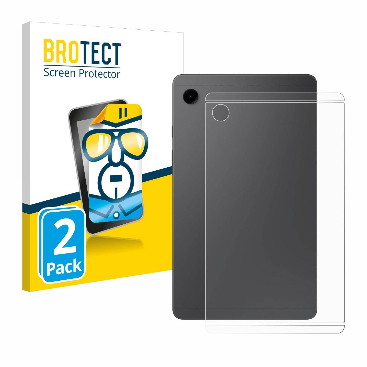 2x BROTECT Displayschutz-Folie für Samsung Galaxy Tab A9 WiFi