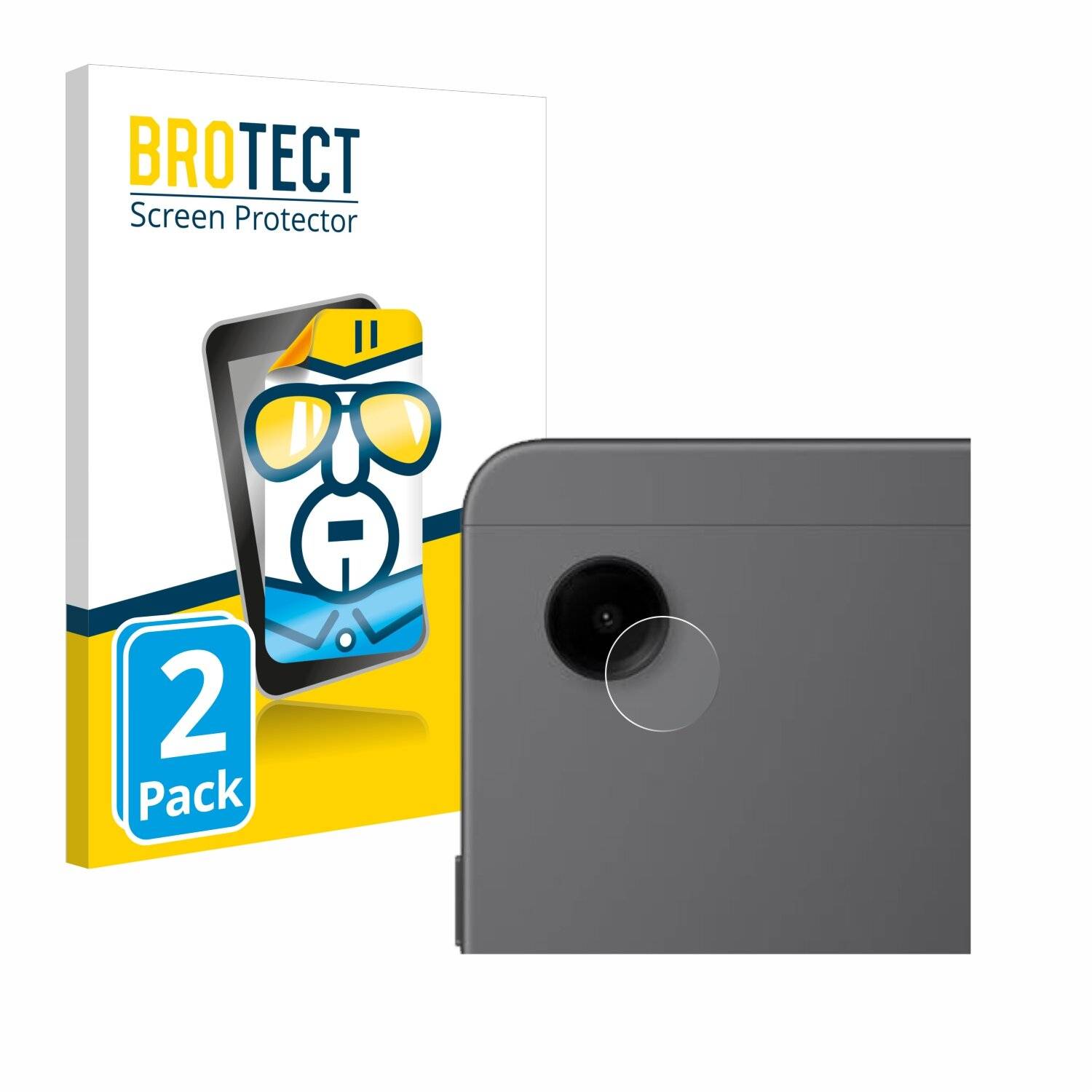 2x BROTECT Displayschutz-Folie für Samsung Galaxy Tab A9 LTE (NUR