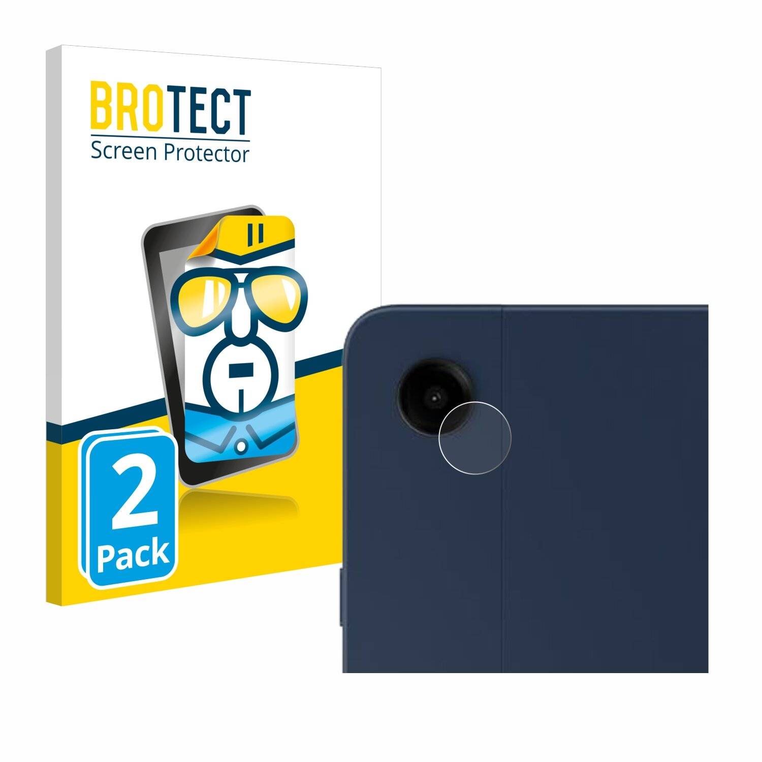 2x BROTECT Displayschutz-Folie für Samsung Galaxy Tab A9 Plus WiFi (NUR