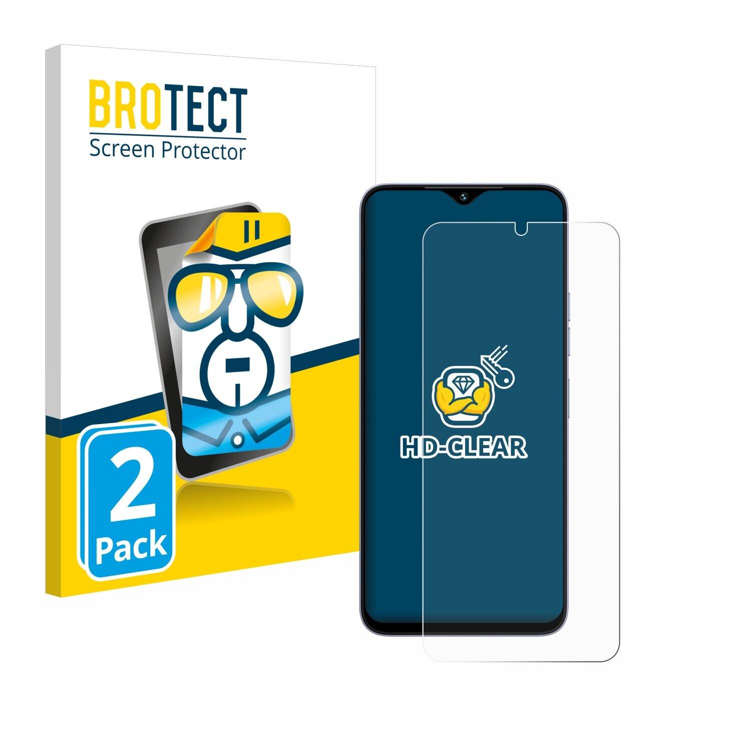 2x BROTECT Displayschutz-Folie für Umidigi