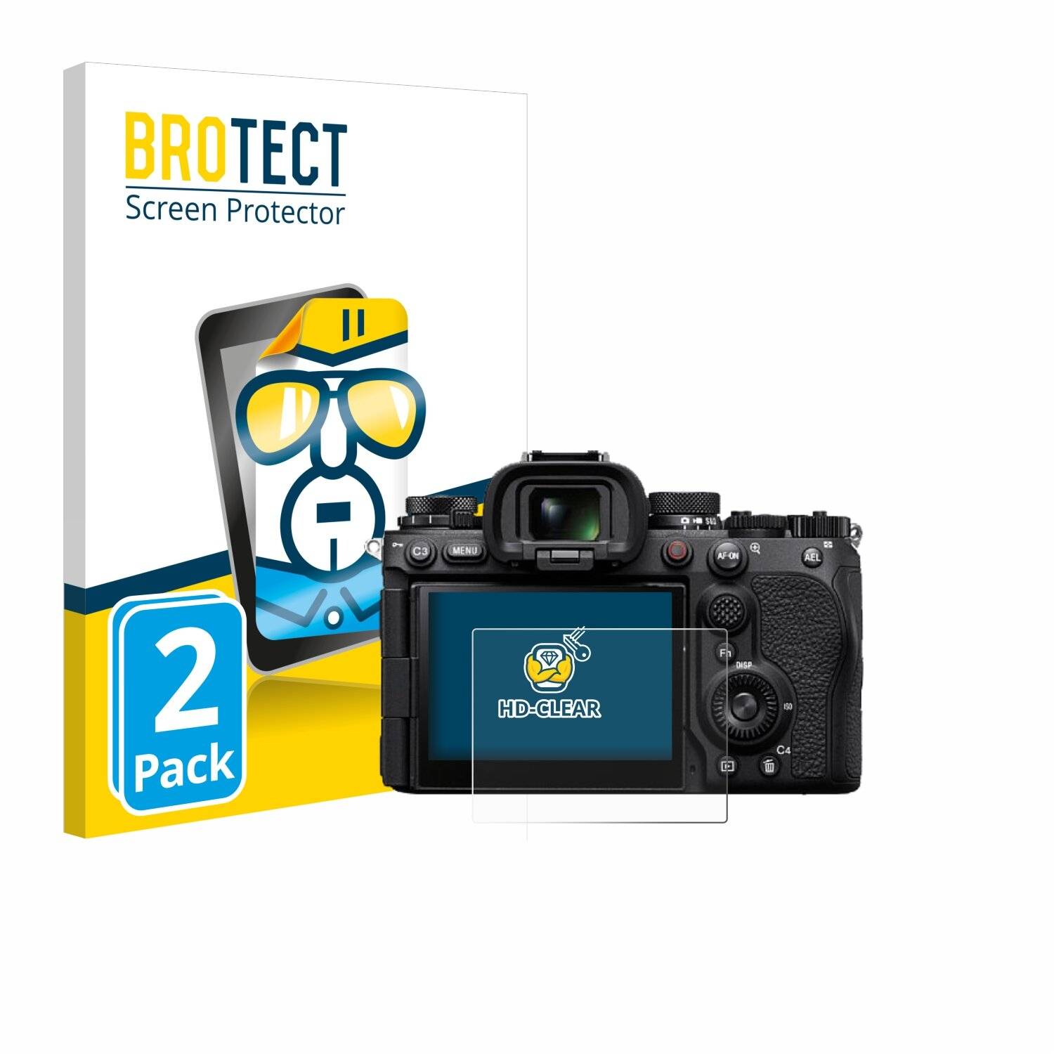 2x BROTECT Displayschutz-Folie für Sony Alpha 9