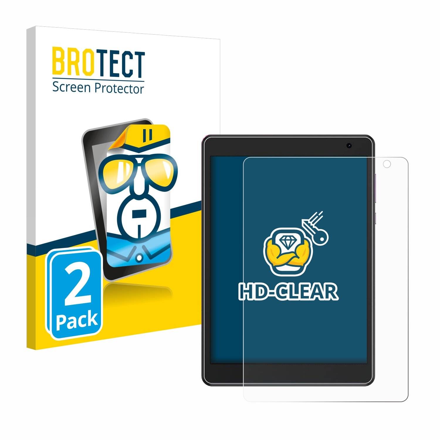 2x BROTECT Displayschutz-Folie für TJD