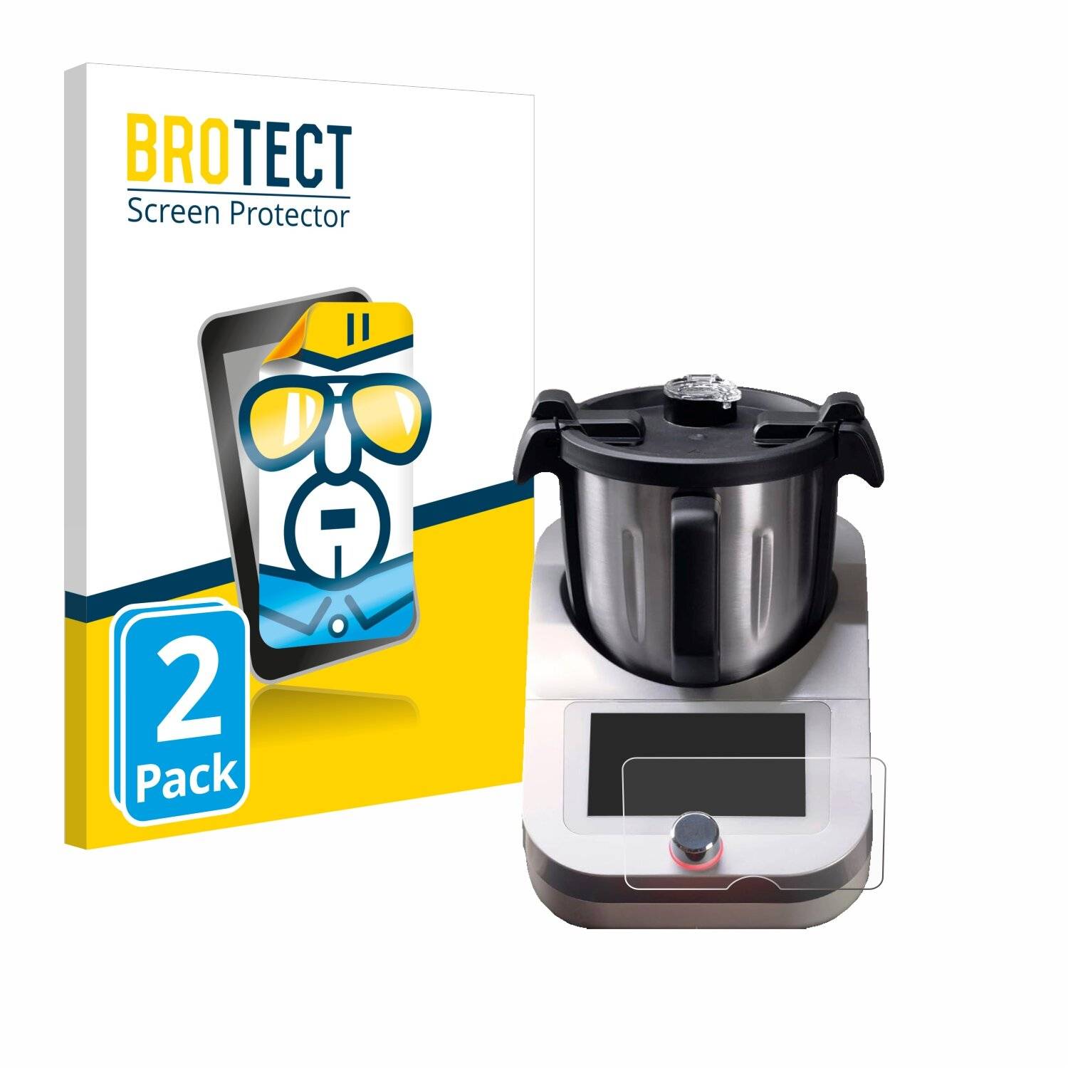 2x BROTECT Displayschutz-Folie für Ufesa TotalChef