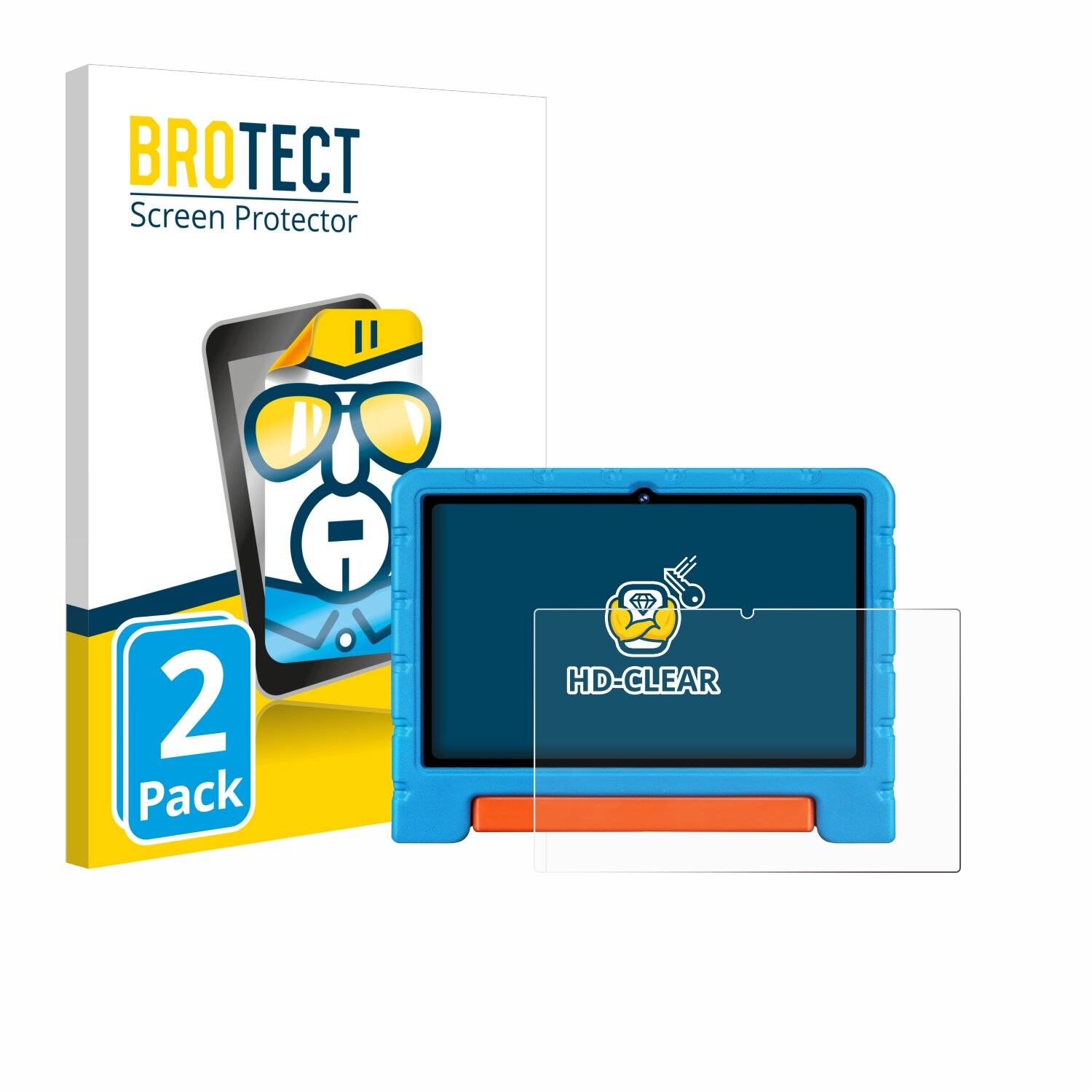 2x BROTECT Displayschutz-Folie für ZIOVO Z138