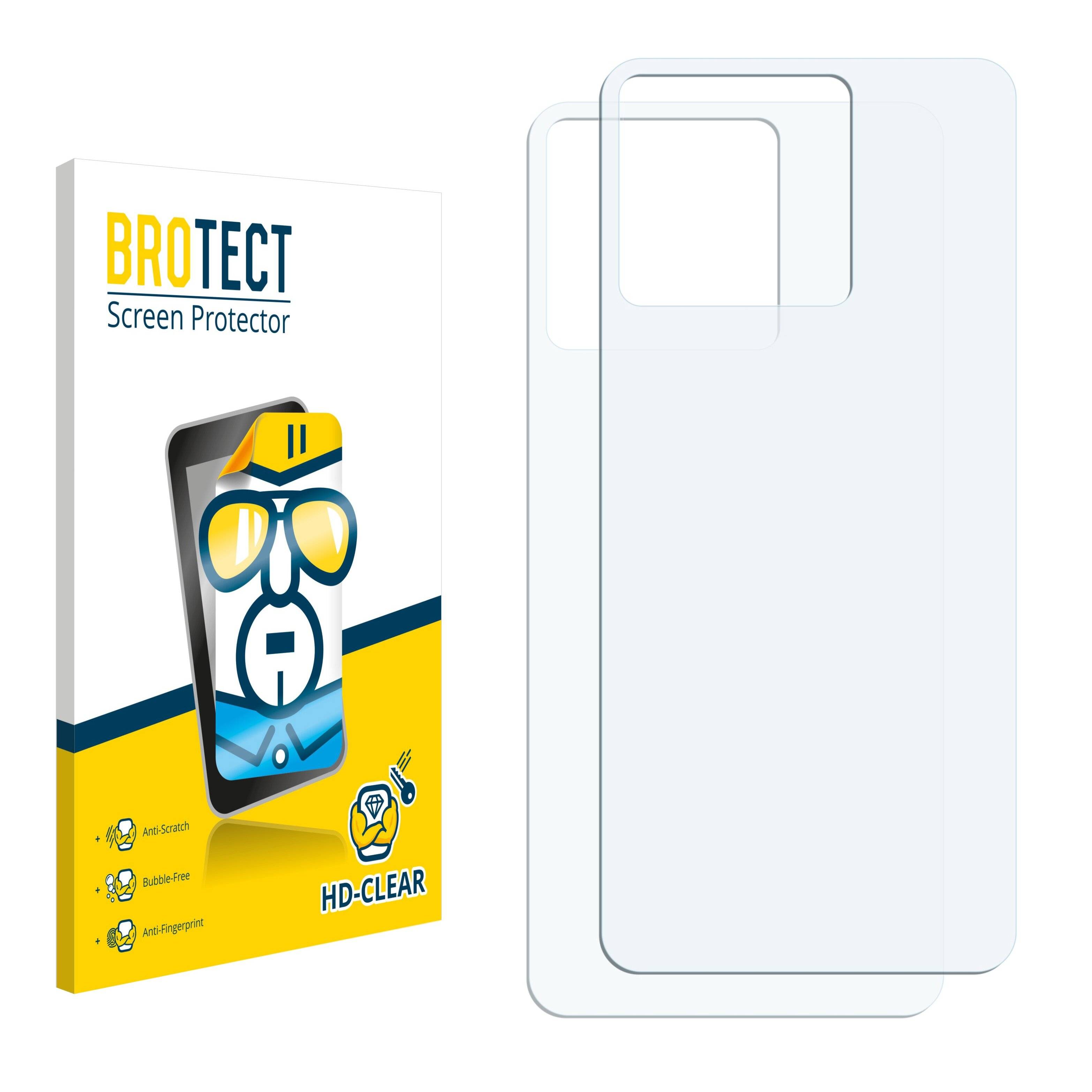 2x BROTECT Displayschutz-Folie für ZTE Blade V50 Vita
