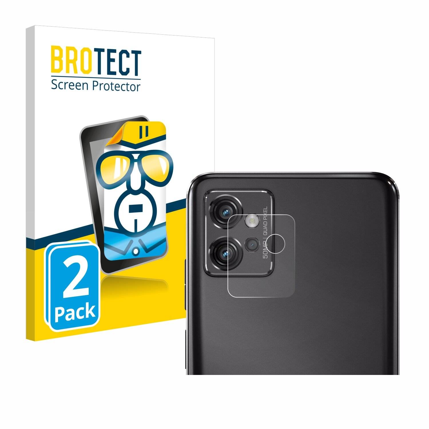 2x BROTECT Displayschutz-Folie für Motorola Moto G32 (NUR
