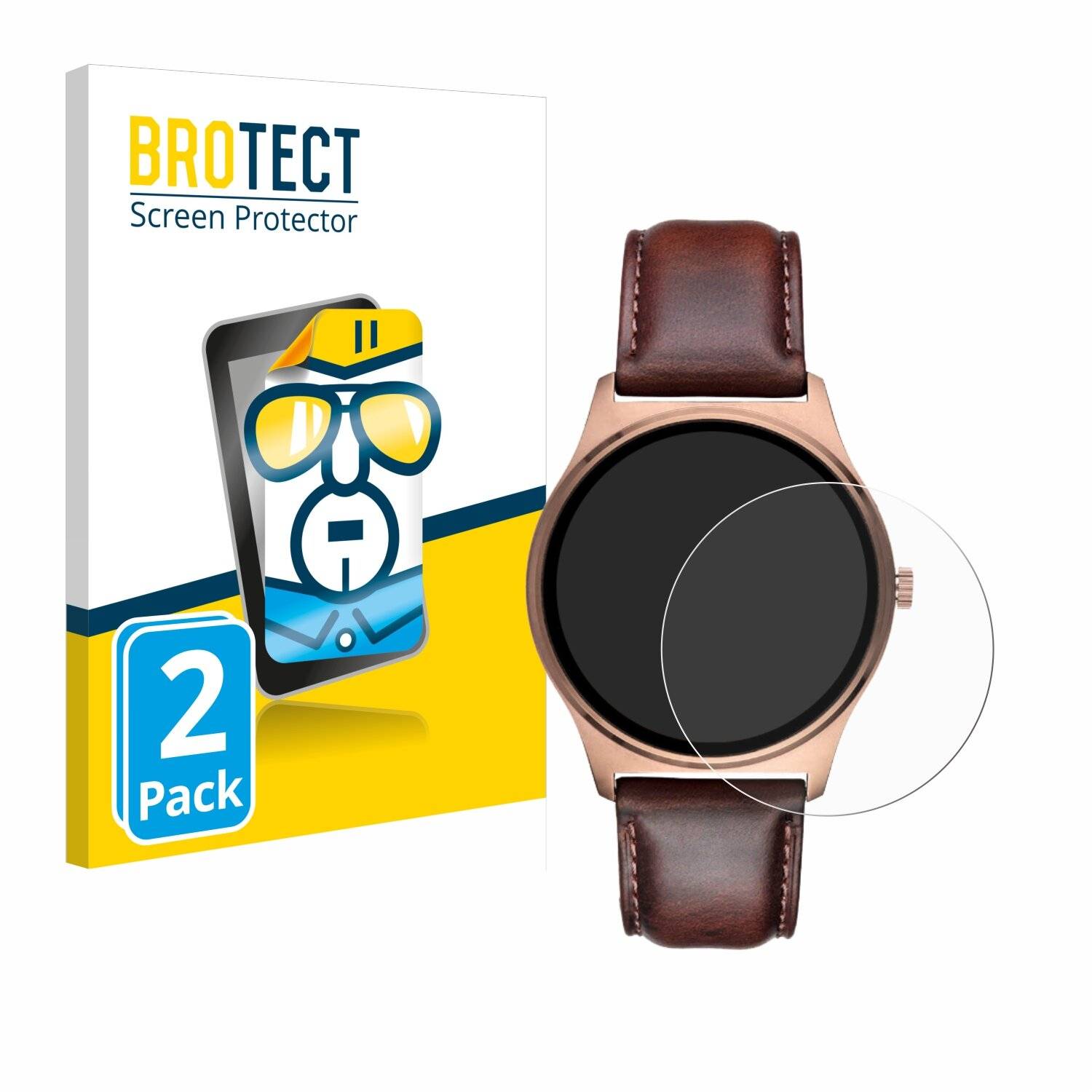 2x BROTECT Displayschutz-Folie für Xcoast QIN XC