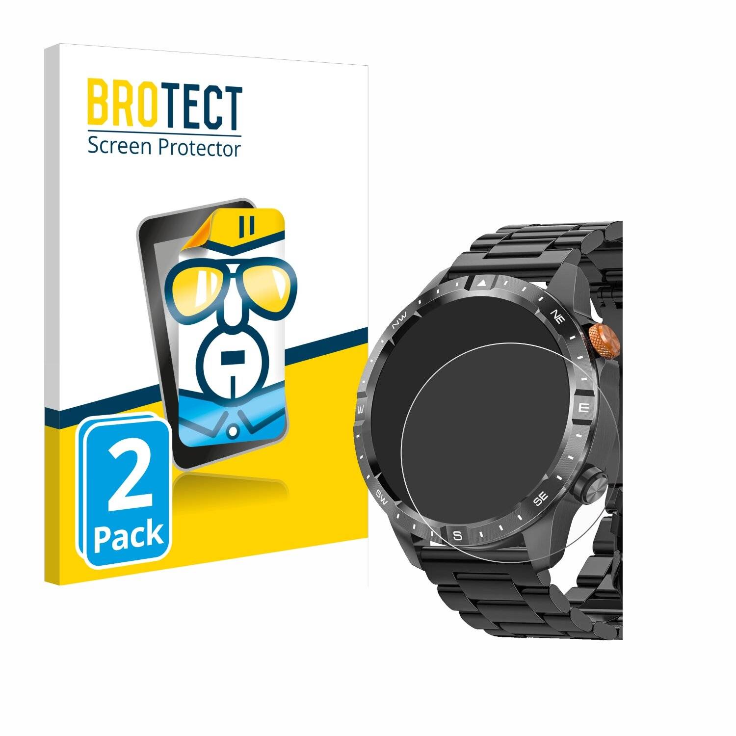 2x BROTECT Displayschutz-Folie für Swgota AK57