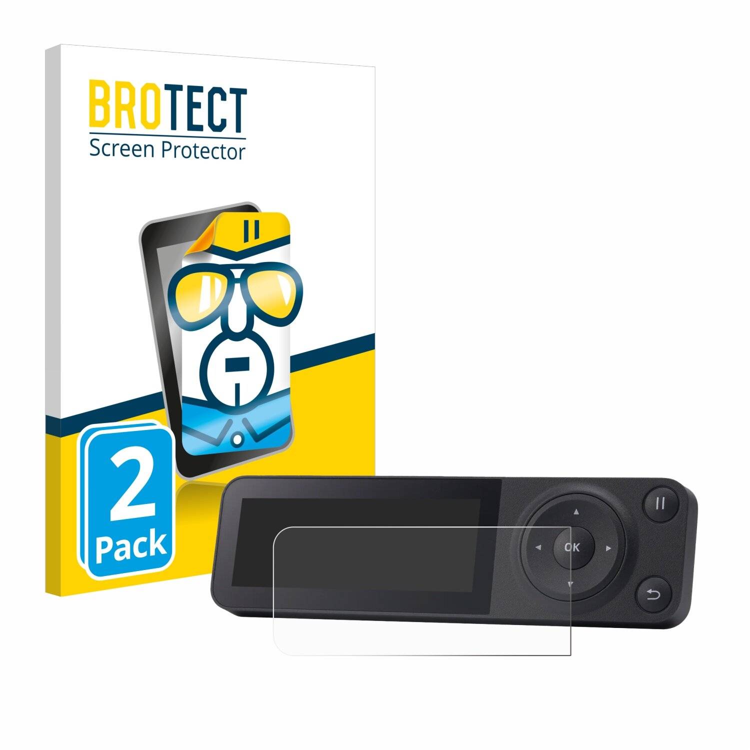 2x BROTECT Displayschutz-Folie für Bambu Lab P1P 3D