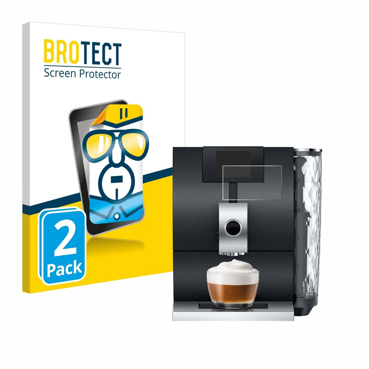 2x BROTECT Displayschutz-Folie für Jura ENA