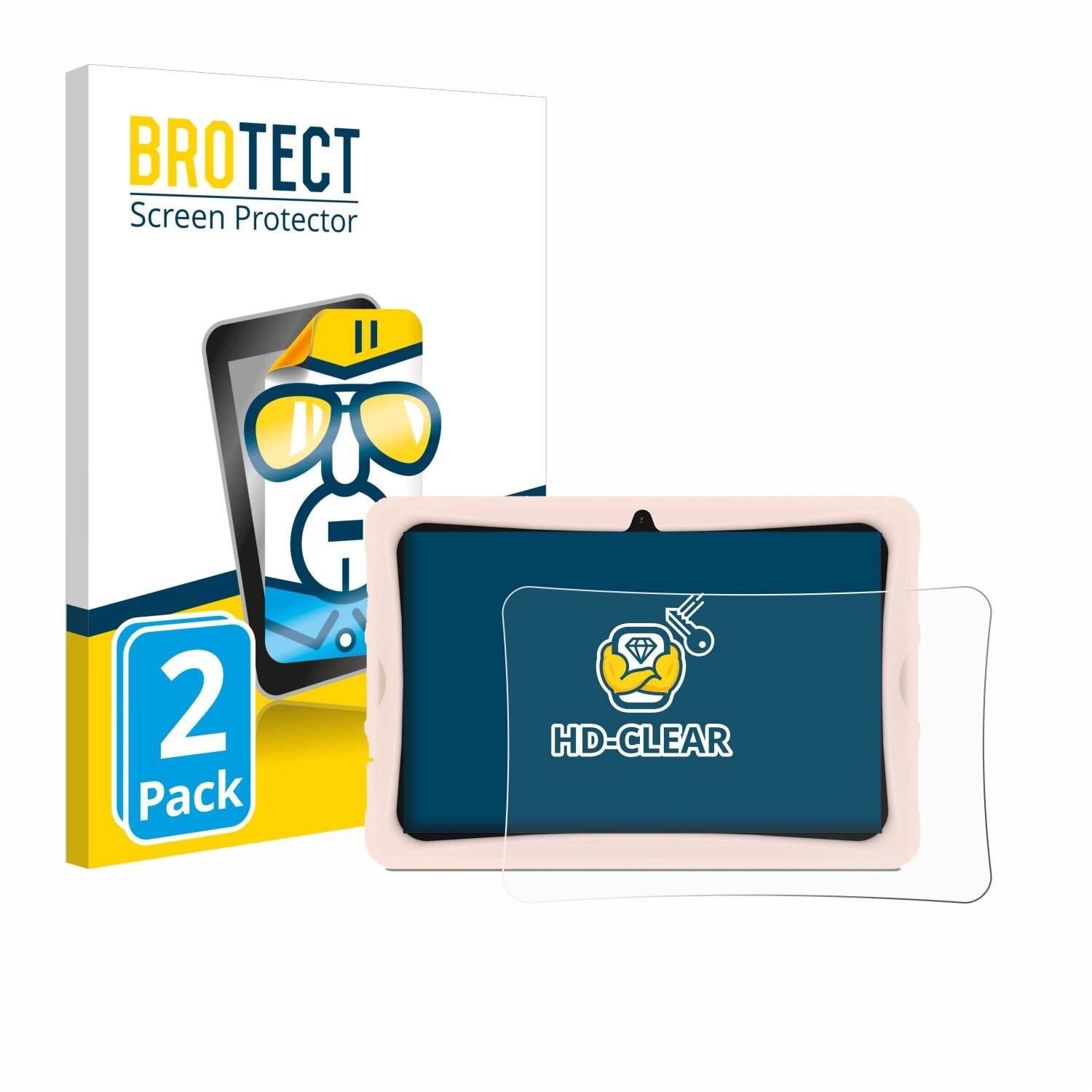 2x BROTECT Displayschutz-Folie für Doogee U10