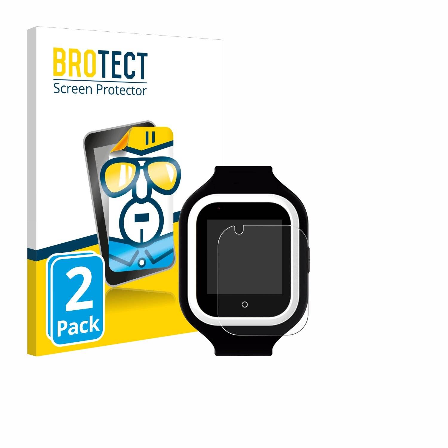 2x BROTECT Displayschutz-Folie für SaveFamily 4G