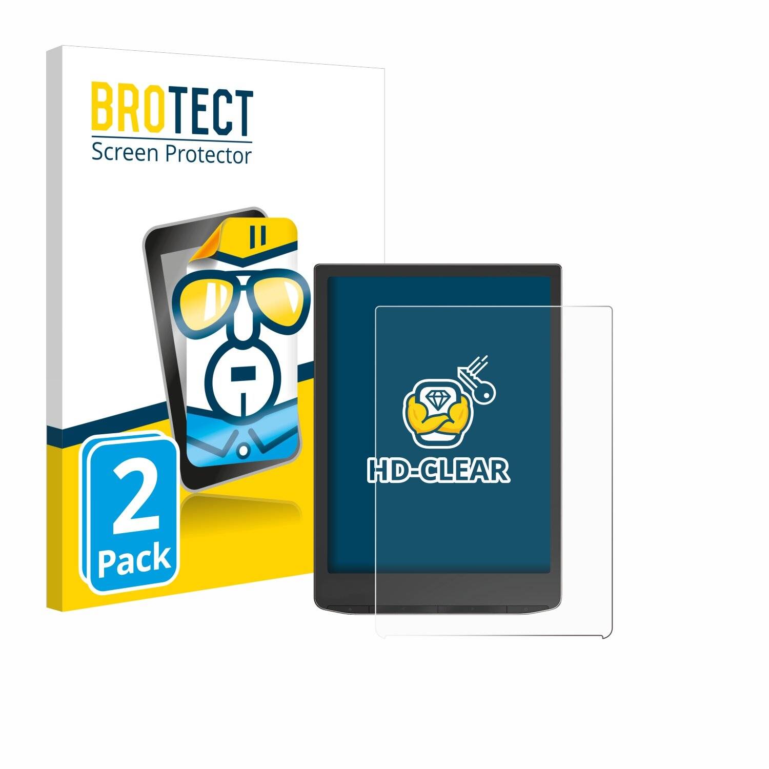 2x BROTECT Displayschutz-Folie für Vivlio InkPad