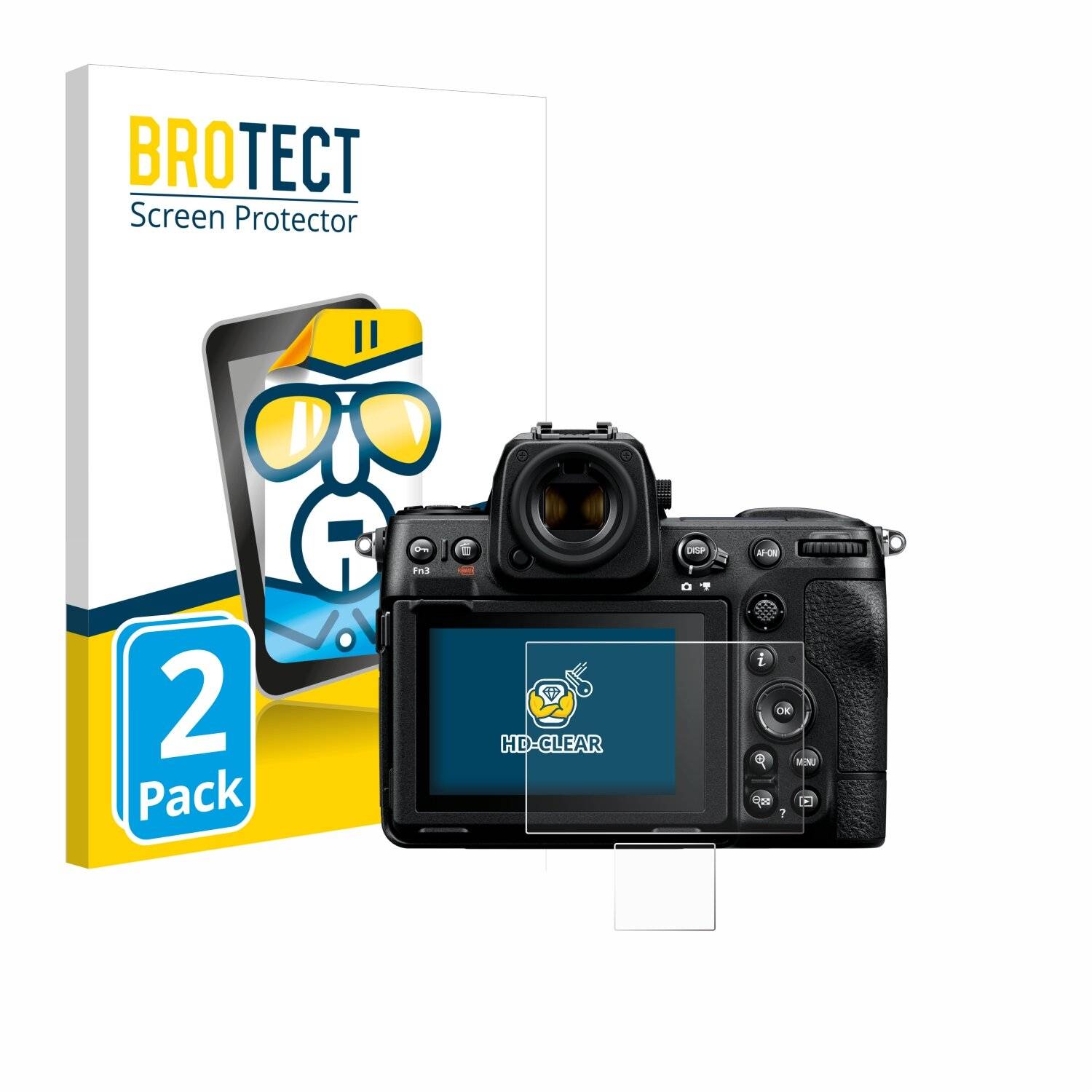 2x BROTECT Displayschutz-Folie für Nikon Z 8 (Display +