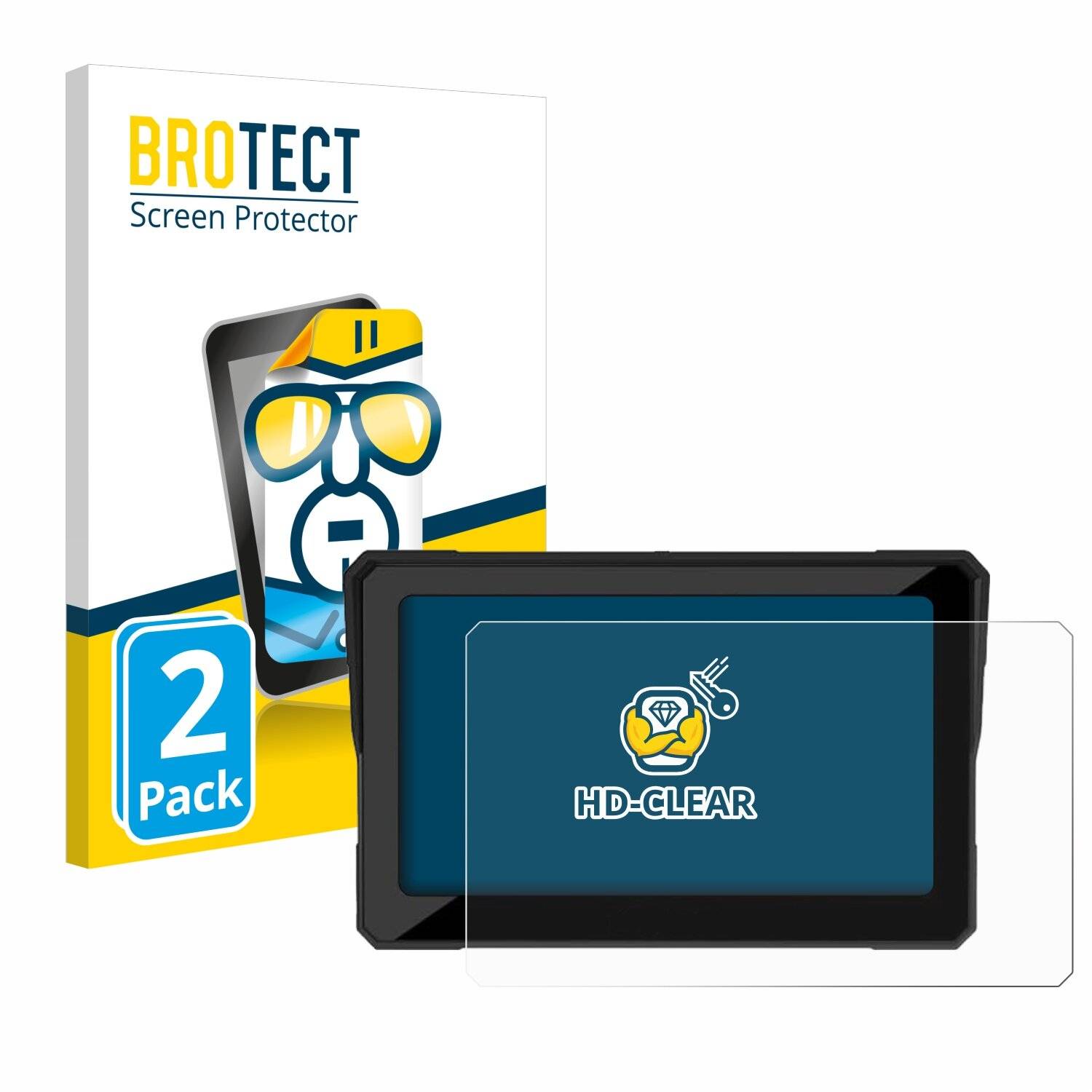 2x BROTECT Displayschutz-Folie für Carpuride W702