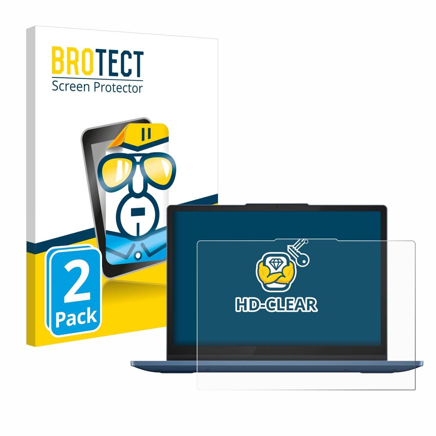 2x BROTECT Displayschutz-Folie für Lenovo IdeaPad Flex 3 Chrome
