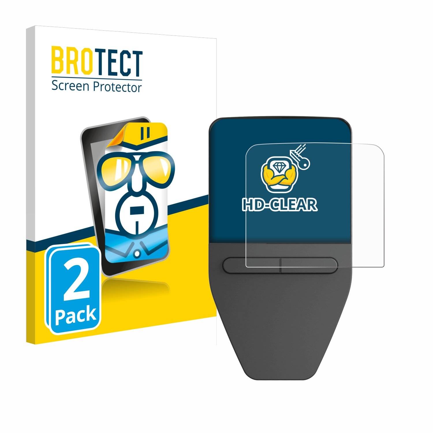 2x BROTECT Displayschutz-Folie für Trezor Safe