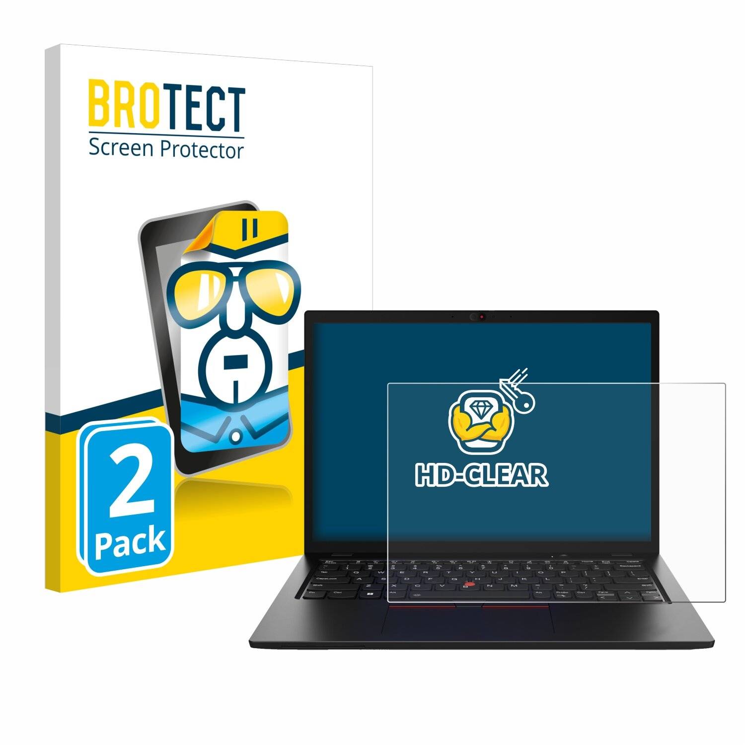 2x BROTECT Displayschutz-Folie für Lenovo ThinkPad L13 Gen 4