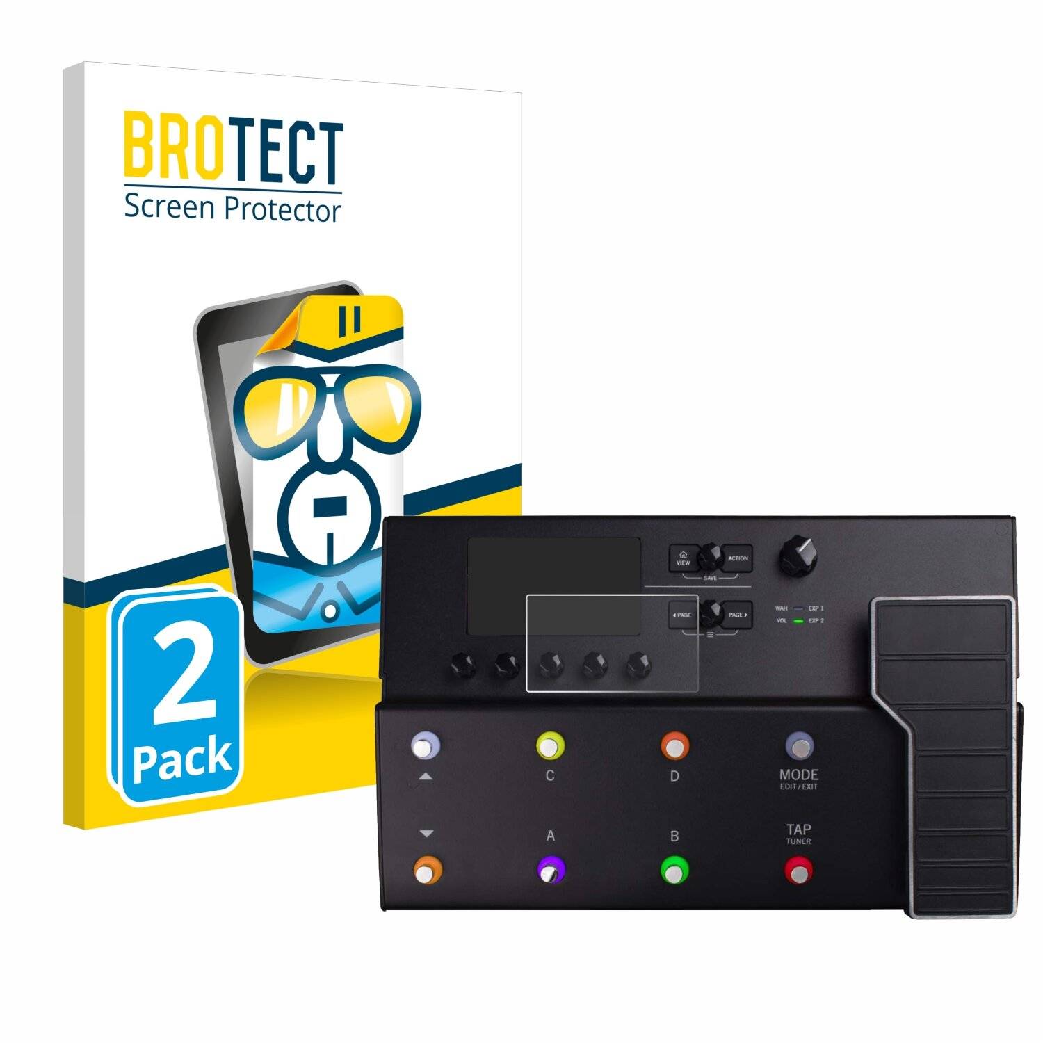 2x BROTECT Displayschutz-Folie für Line 6 POD