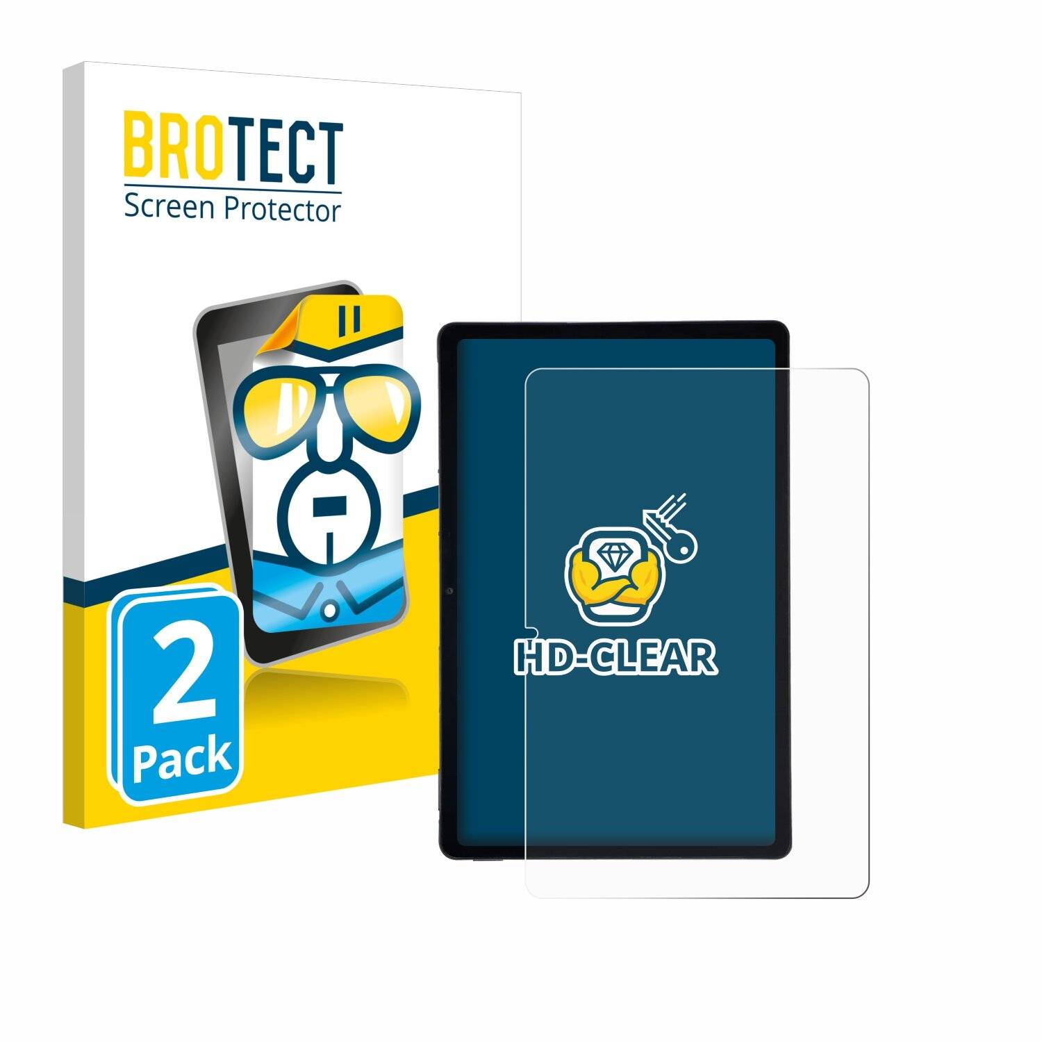 2x BROTECT Displayschutz-Folie für AGM Pad
