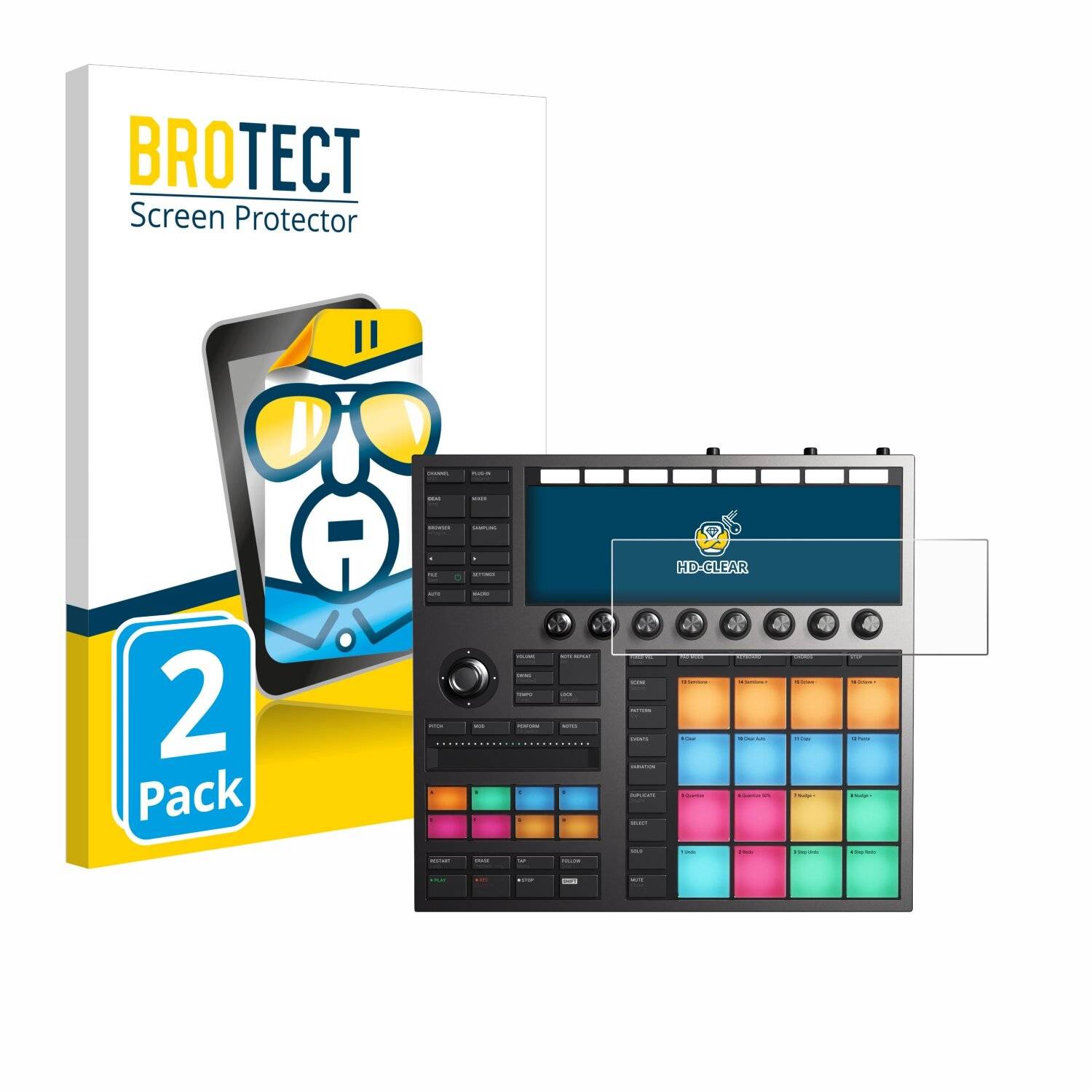 2x BROTECT Displayschutz-Folie für Native Instruments Maschine
