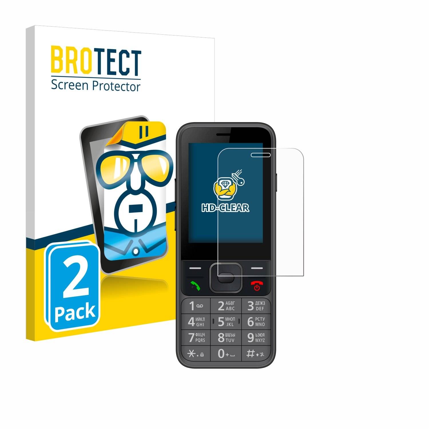 2x BROTECT Displayschutz-Folie für Panasonic