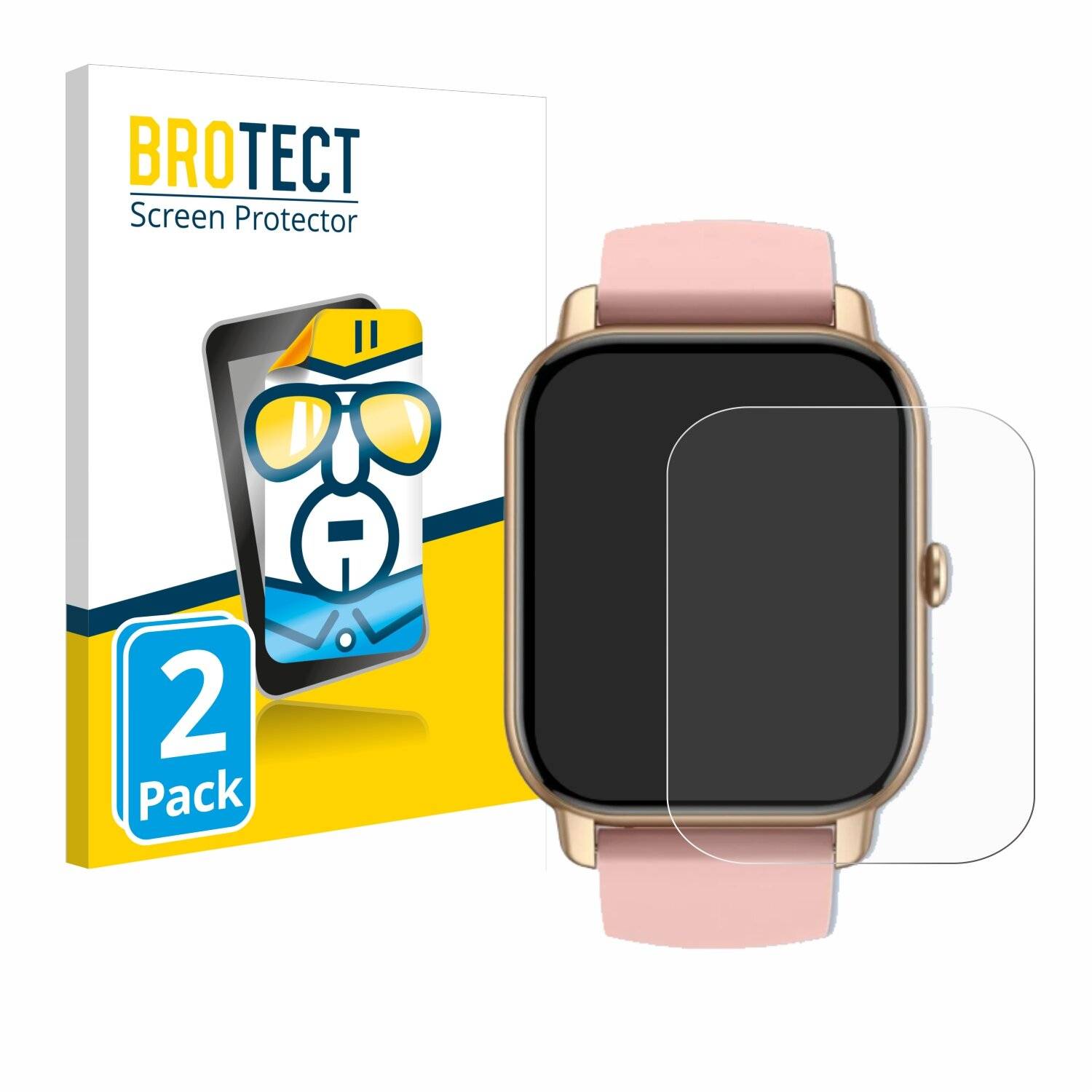 2x BROTECT Displayschutz-Folie für Sross Smartwatch