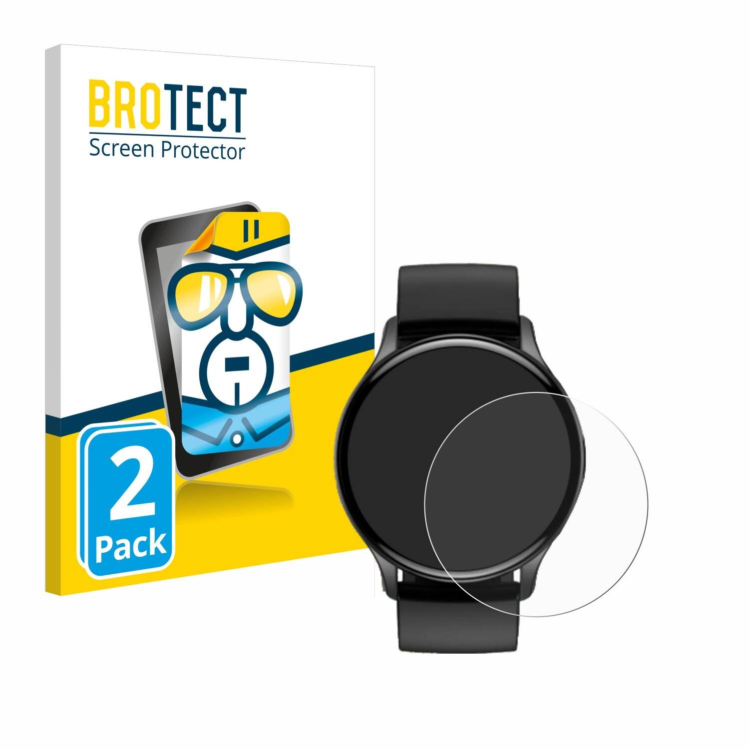 2x BROTECT Displayschutz-Folie für Sross Smartwatch