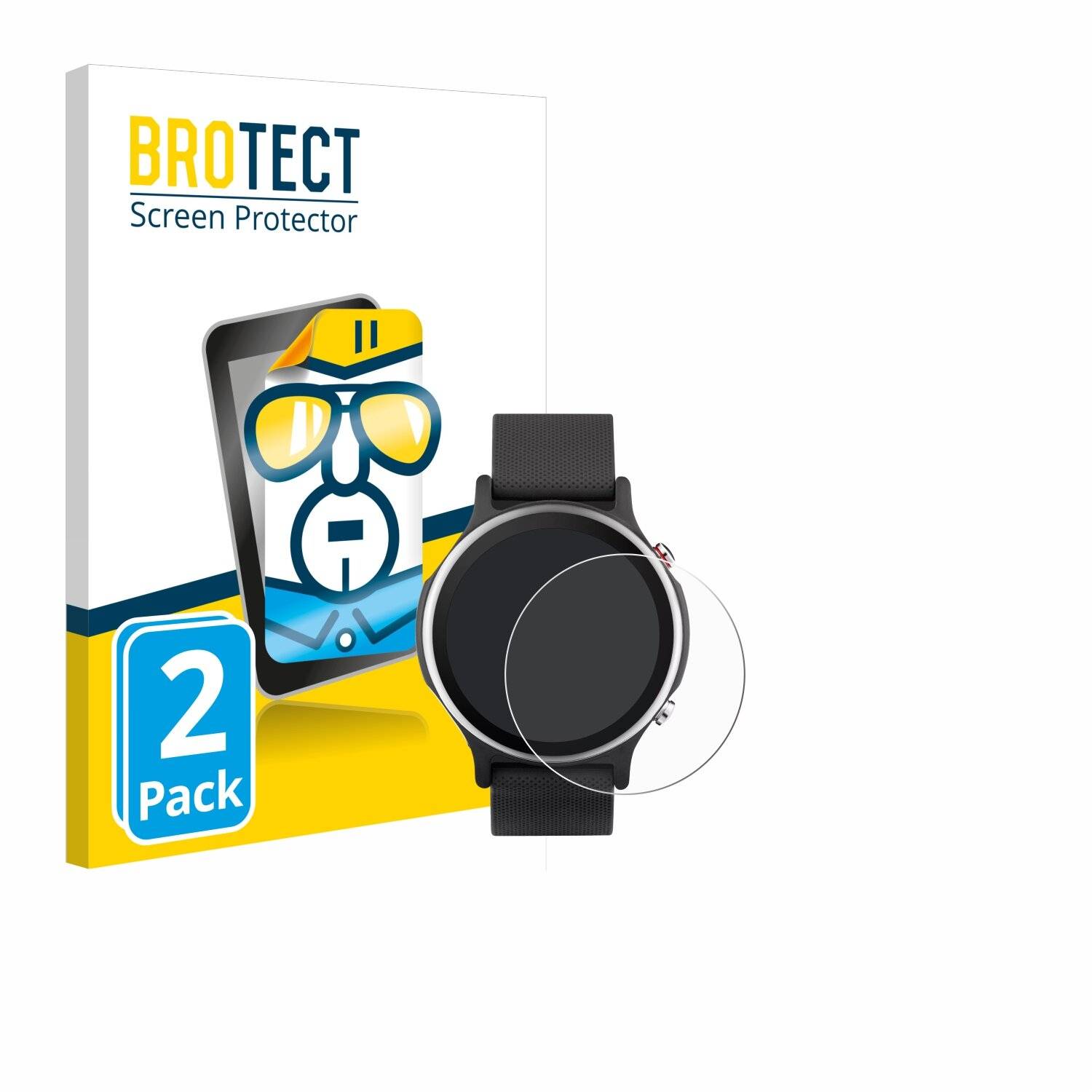 2x BROTECT Displayschutz-Folie für ASUS VivoWatch