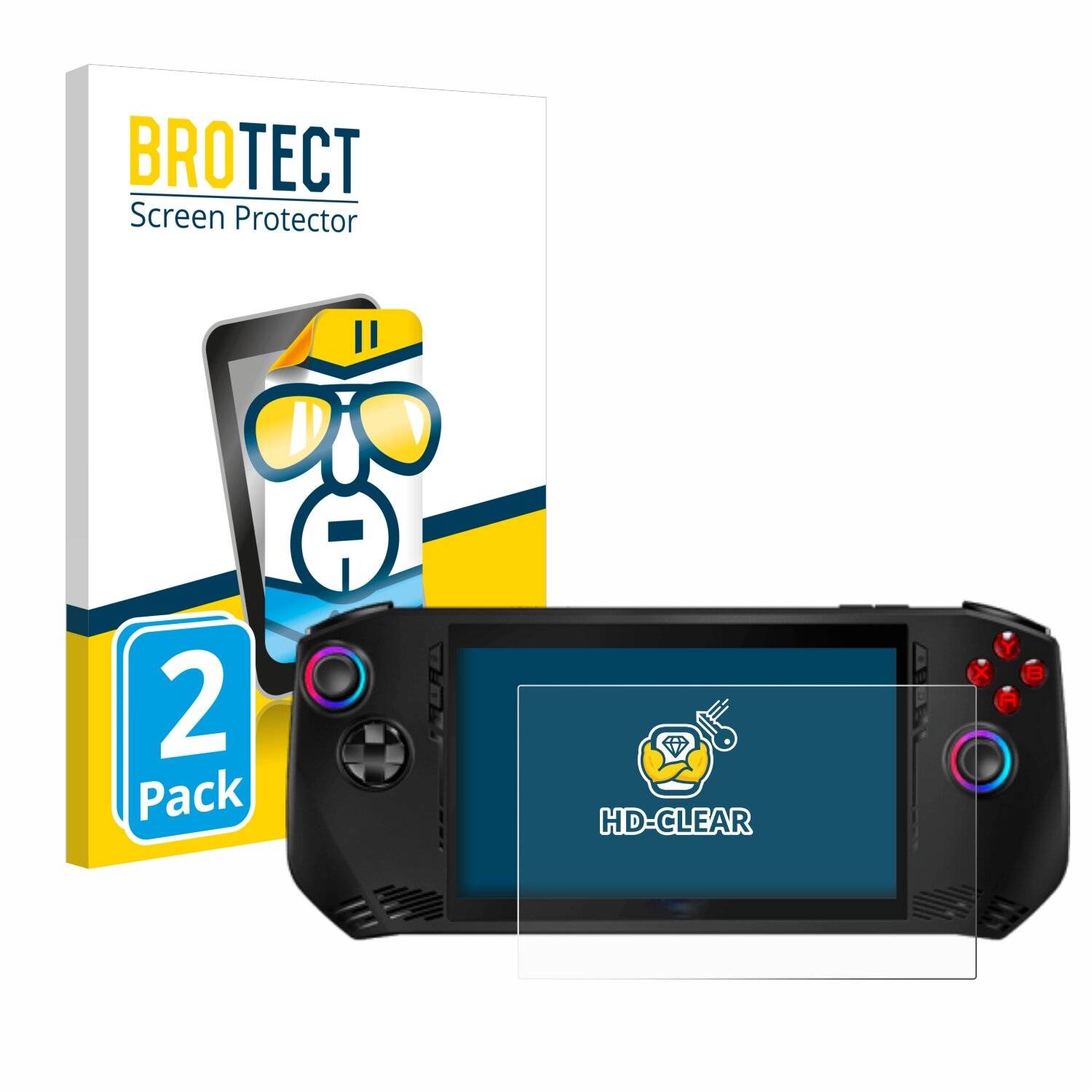 2x BROTECT Displayschutz-Folie für MSI Claw