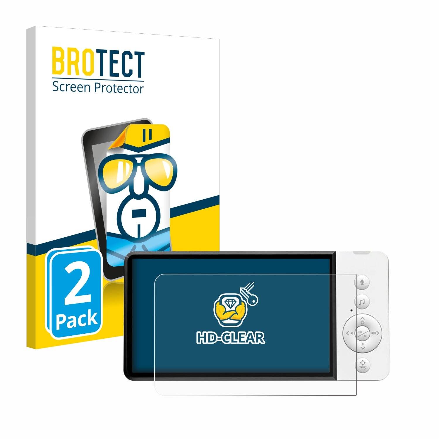 2x BROTECT Displayschutz-Folie für GHB