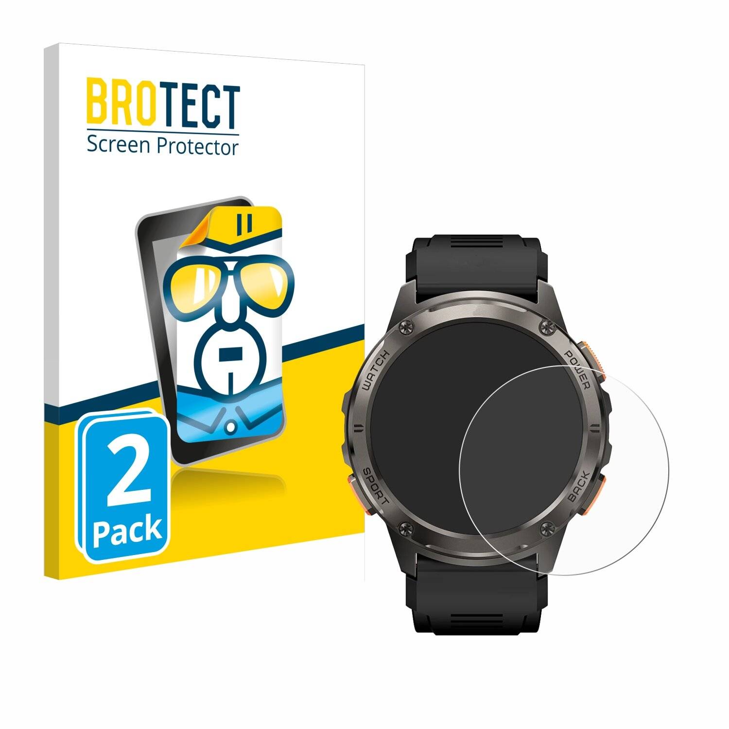 2x BROTECT Displayschutz-Folie für Kospet Tank