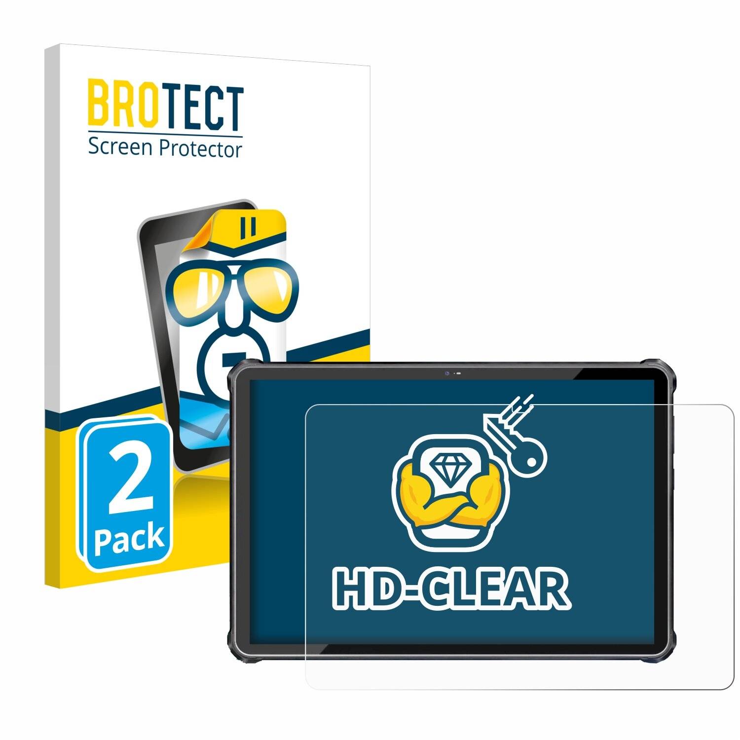 2x BROTECT Displayschutz-Folie für Oukitel