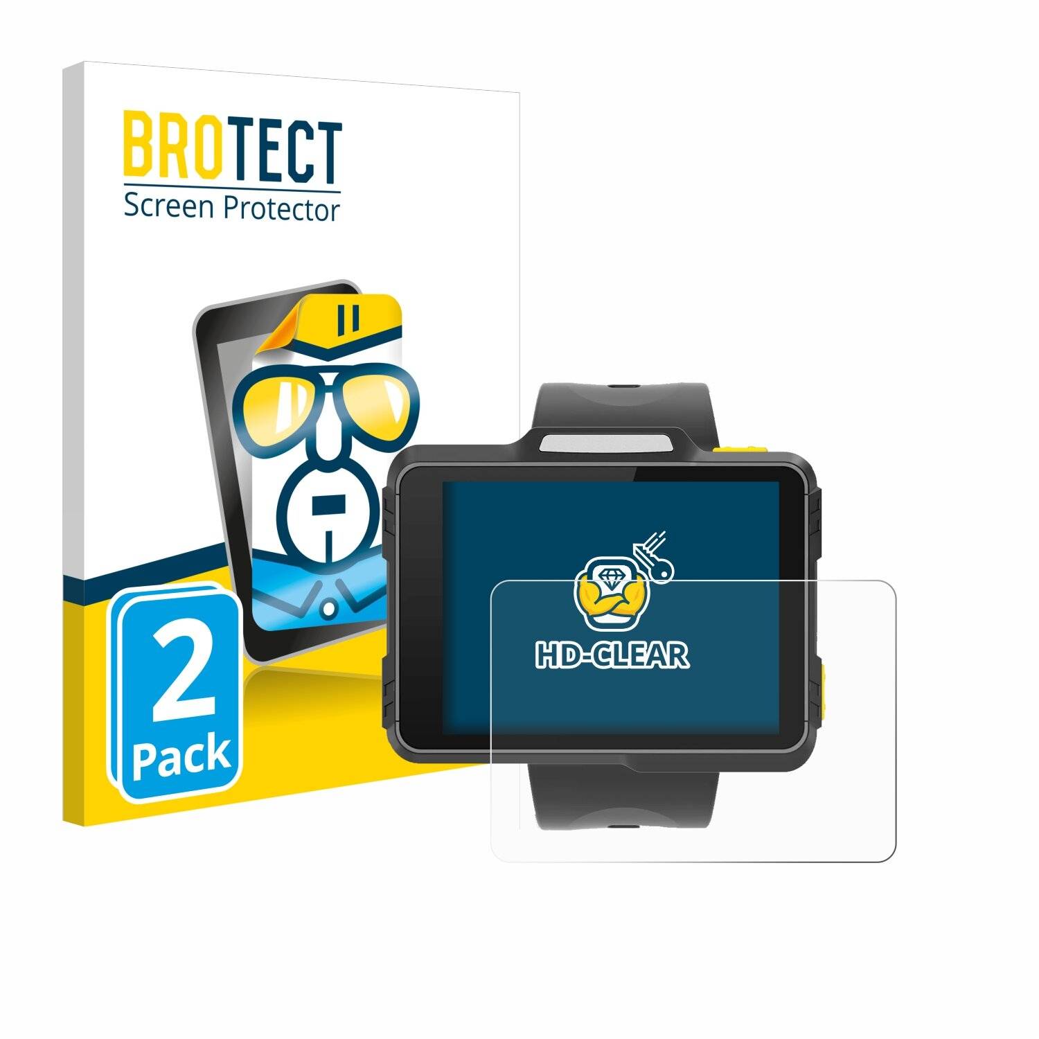 2x BROTECT Displayschutz-Folie für Newland