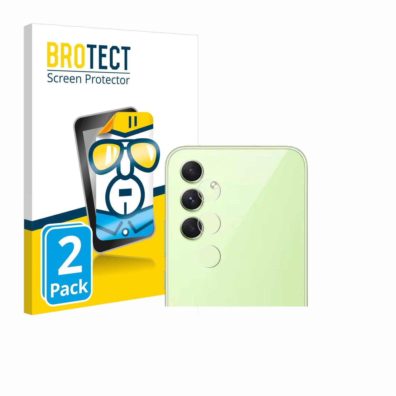2x BROTECT Displayschutz-Folie für Samsung Galaxy A54 5G Enterprise Edition (NUR