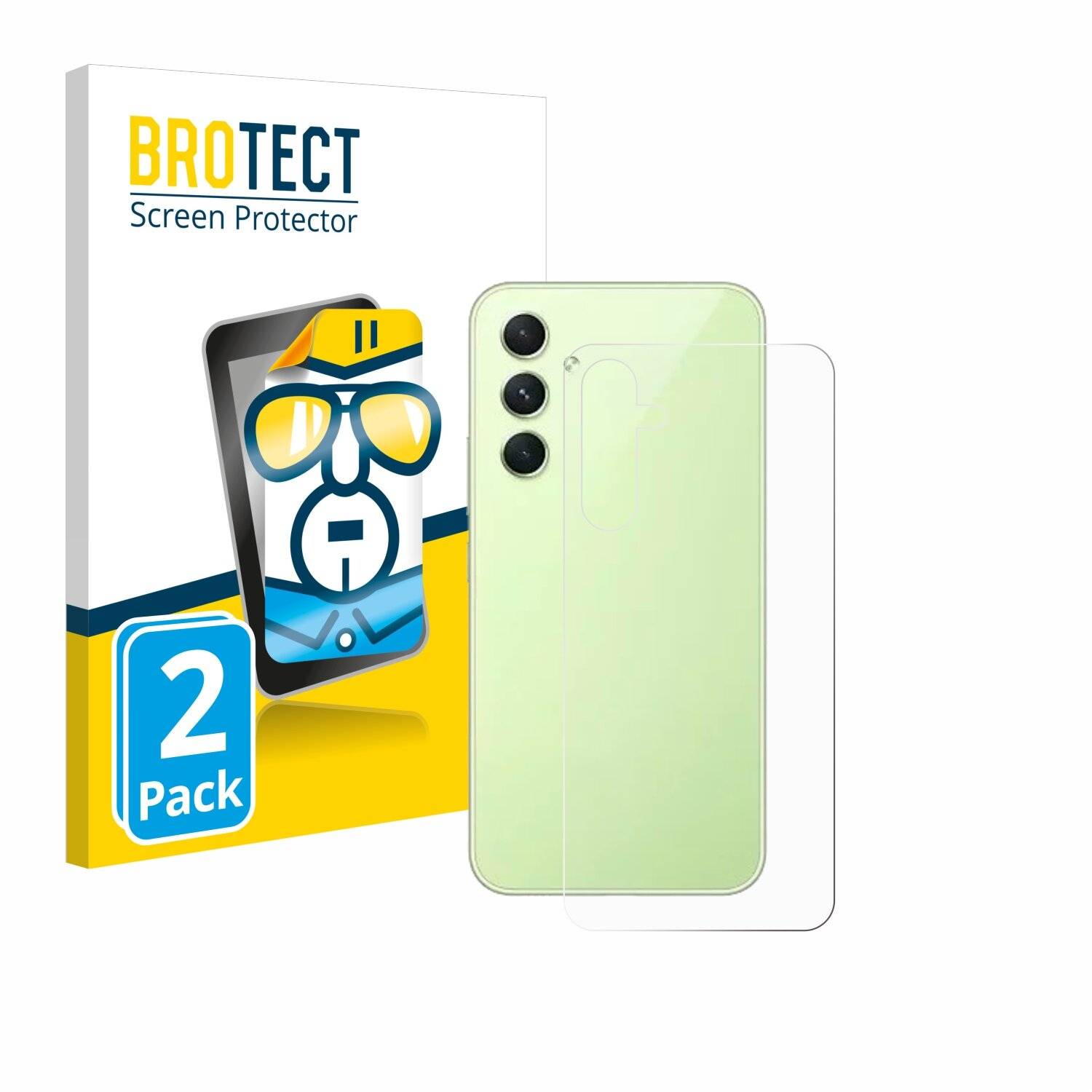 2x BROTECT Displayschutz-Folie für Samsung Galaxy A54 5G Enterprise Edition