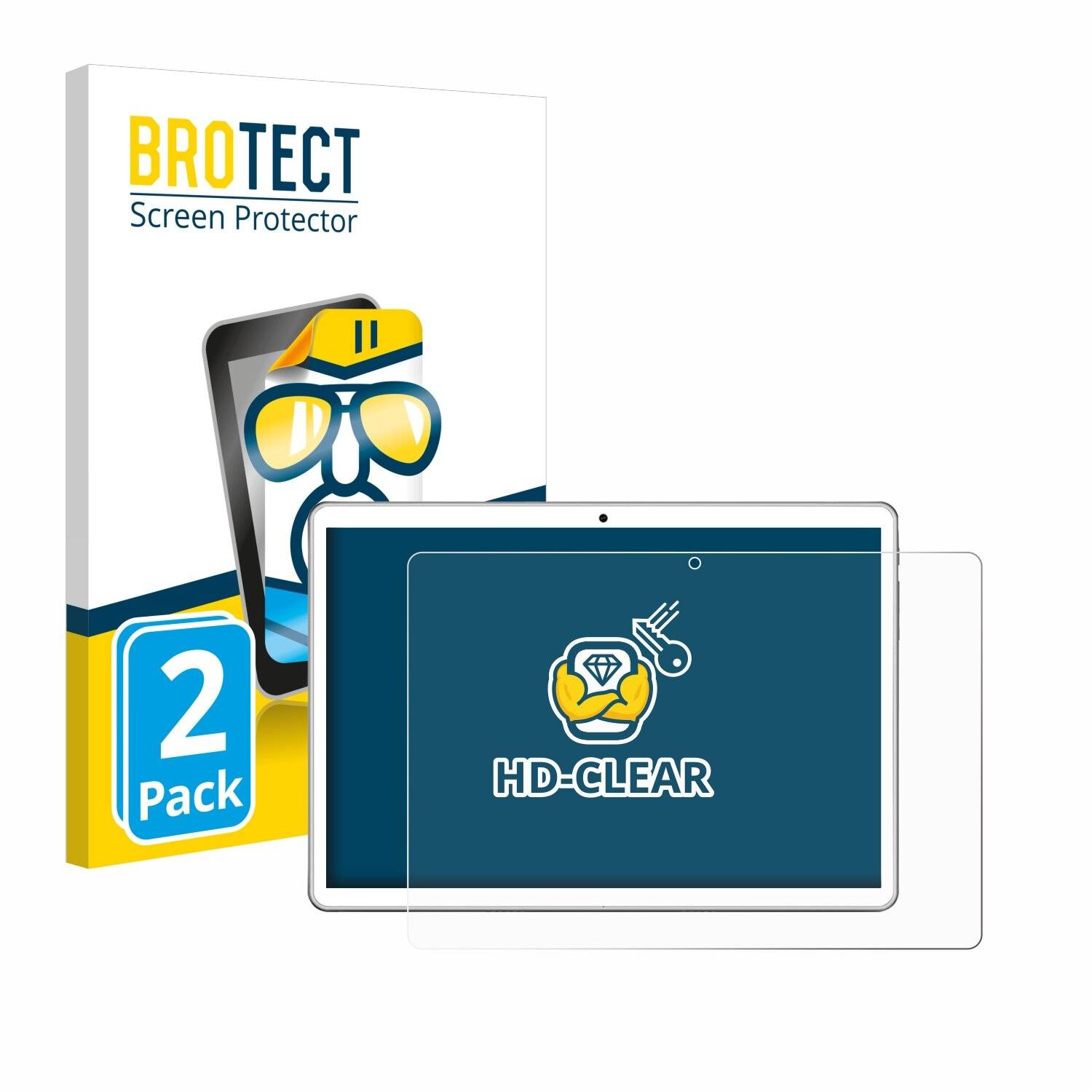 2x BROTECT Displayschutz-Folie für niuniutab