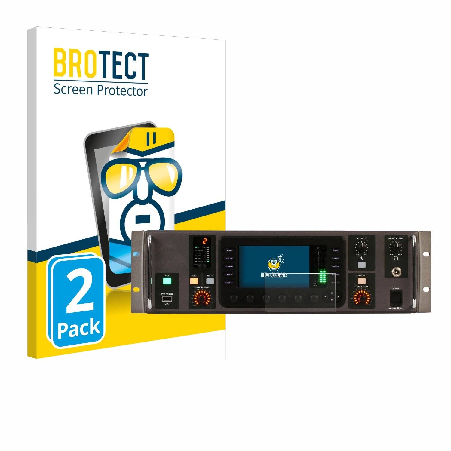 2x BROTECT Displayschutz-Folie für Behringer X32