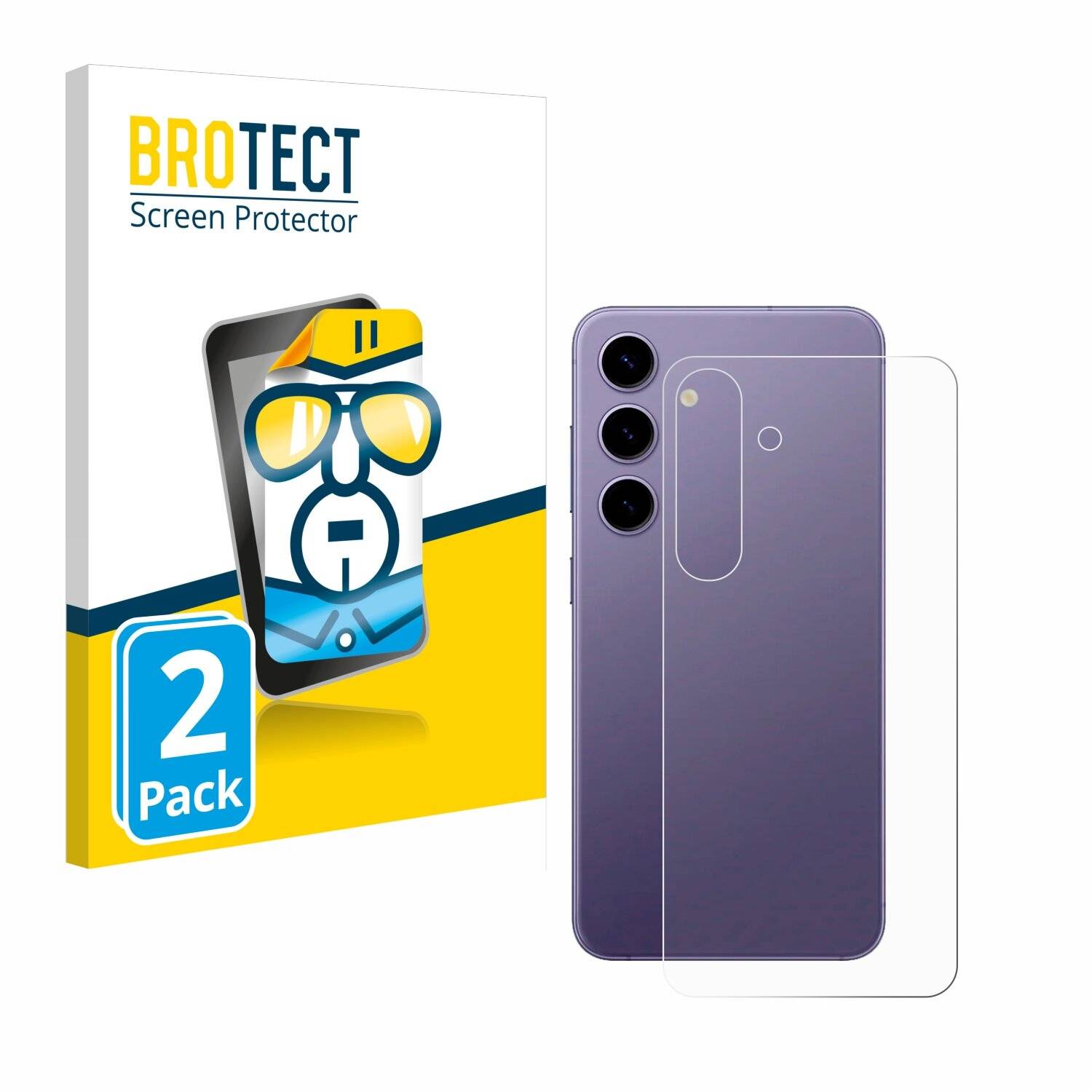 2x BROTECT Displayschutz-Folie für Samsung Galaxy S24 Enterprise Edition