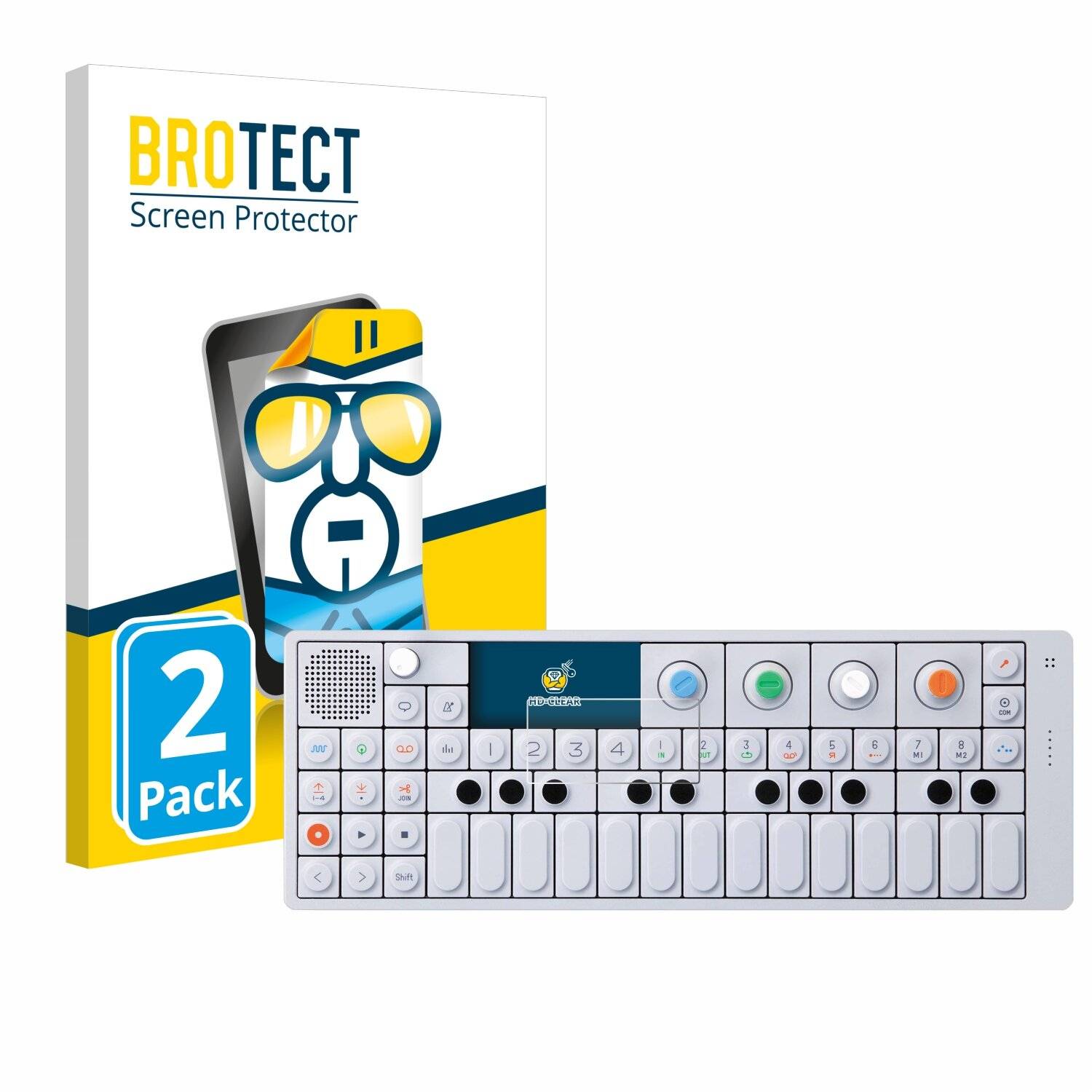 2x BROTECT Displayschutz-Folie für Teenage Engineering OP-1 Sampler &